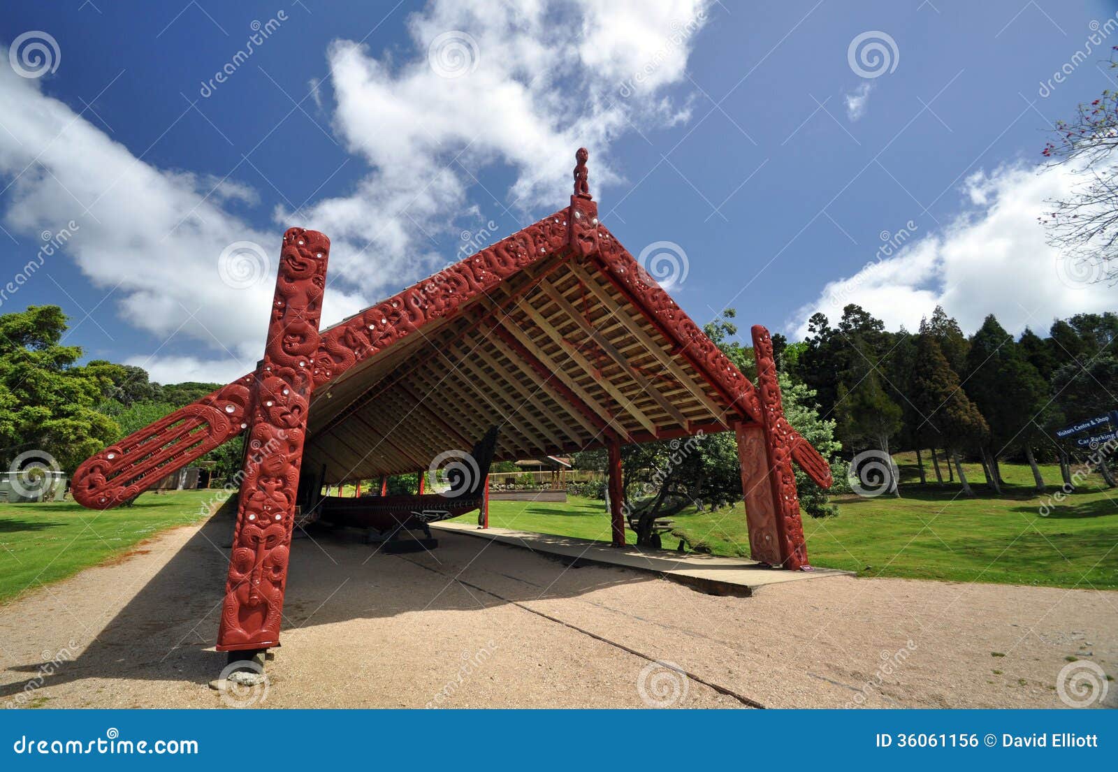 Waitangi Treaty Grounds, New Zealand Stock Photo - Image ...