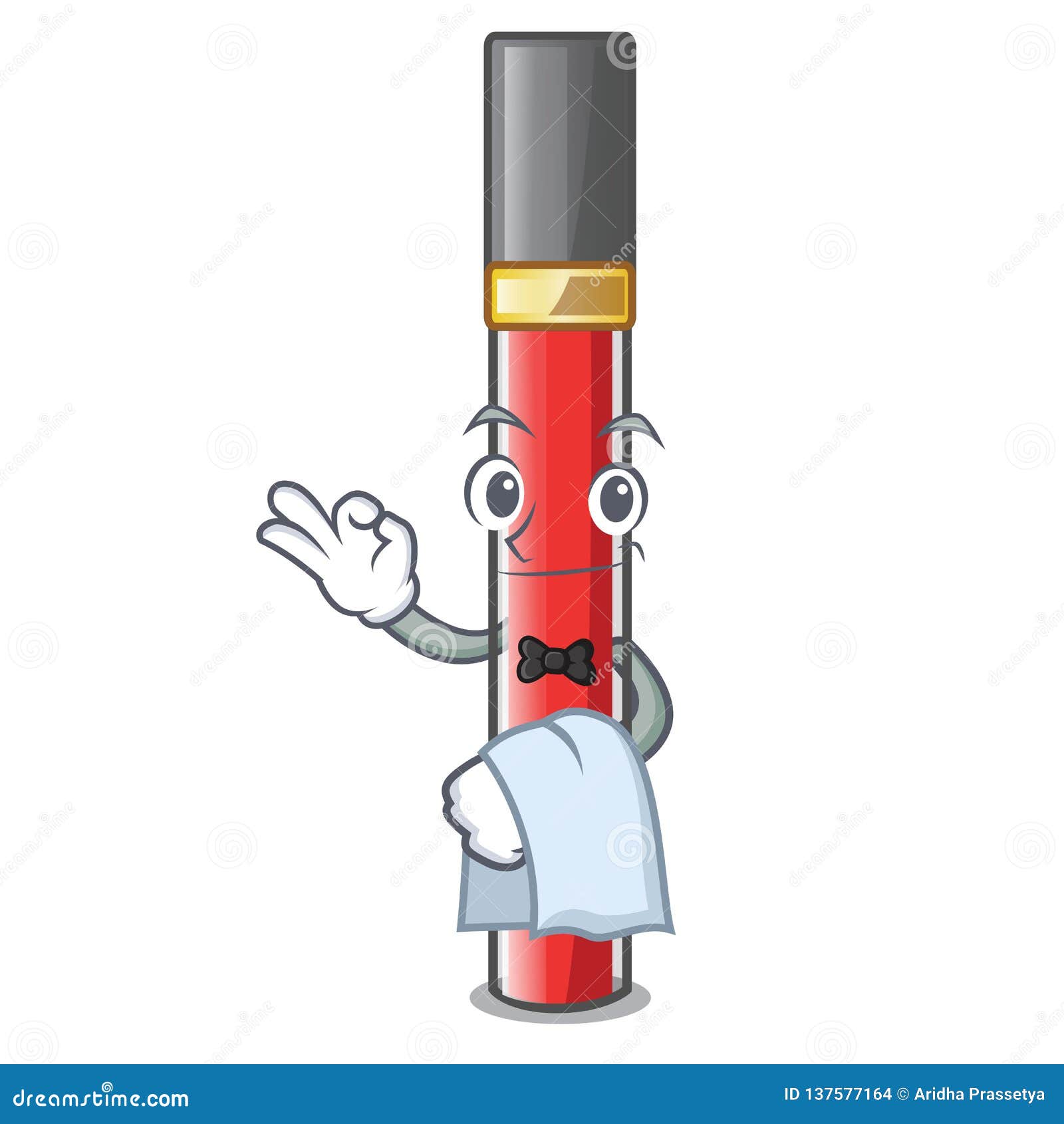 Download Waiter Lip Gloss In Dompeet Mekaup Cartoons Stock Vector - Illustration of mock, color: 137577164