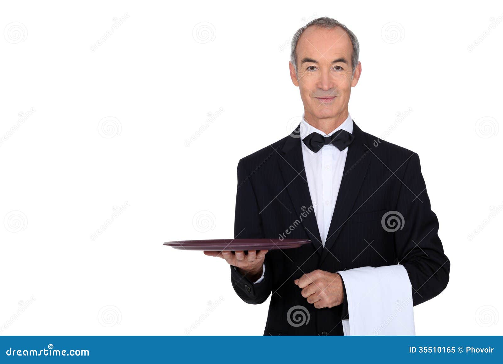 waiter in tuxedo
