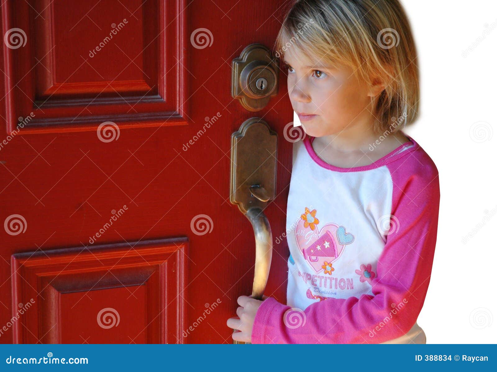 waiting by the door.