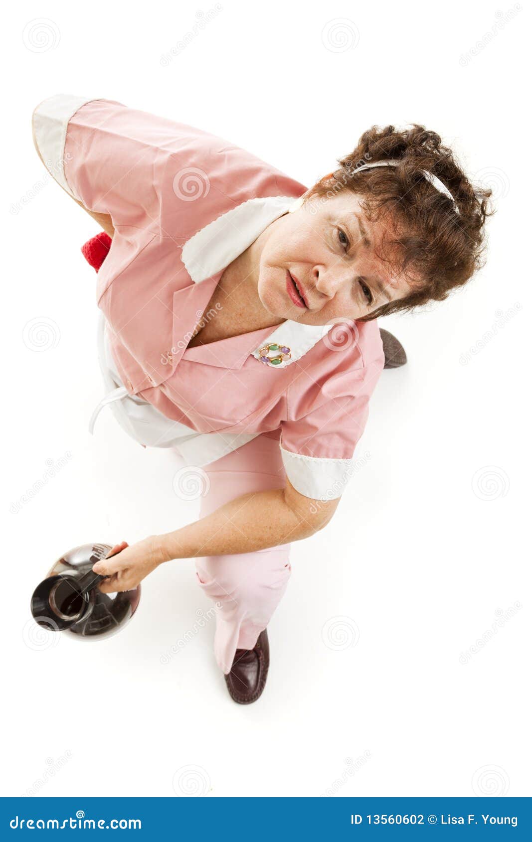 Waitress Backache Stock Photography 13560602