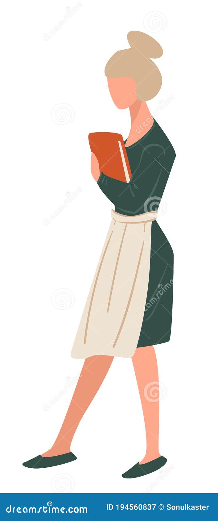 Diner Waitress Character Dress