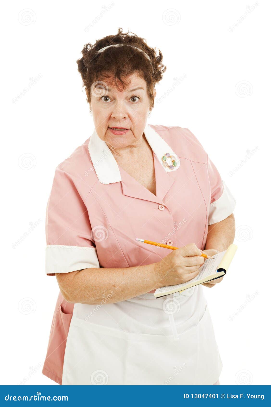 Waitress What Can I Gettcha Stock Image Image 13047401
