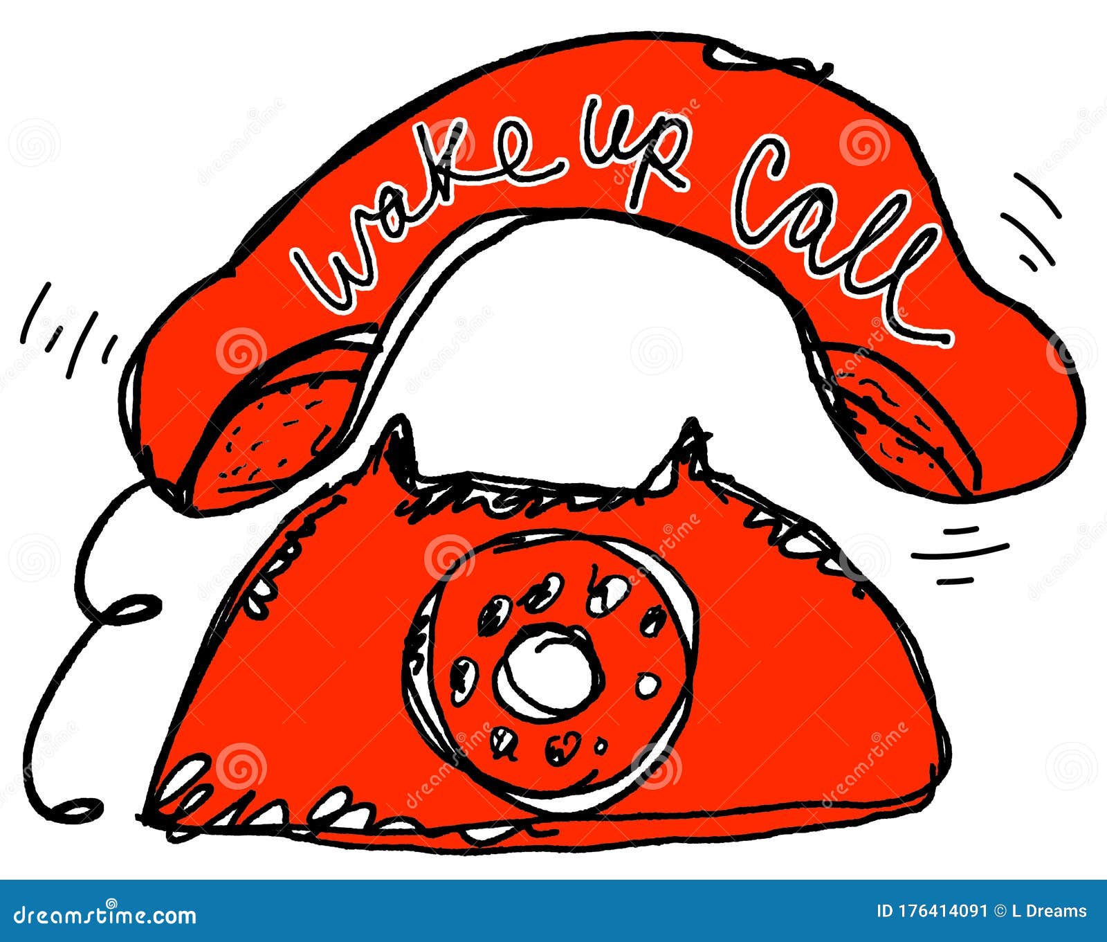 Wake Up Call Red Telephone stock illustration Illustration of style Wake Up Call Red Telephone stock illustration Illustration of style