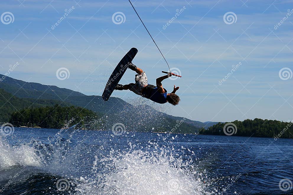 Wakeboard flip stock image. Image of rotation, flip, sport 3017343