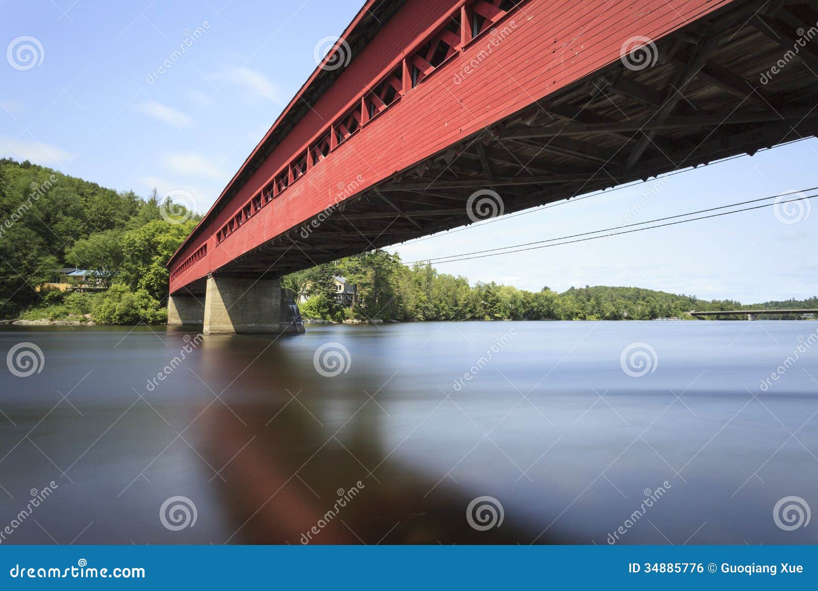 Wakefield Covered Bridge stock photo. Image of quebec 34885776