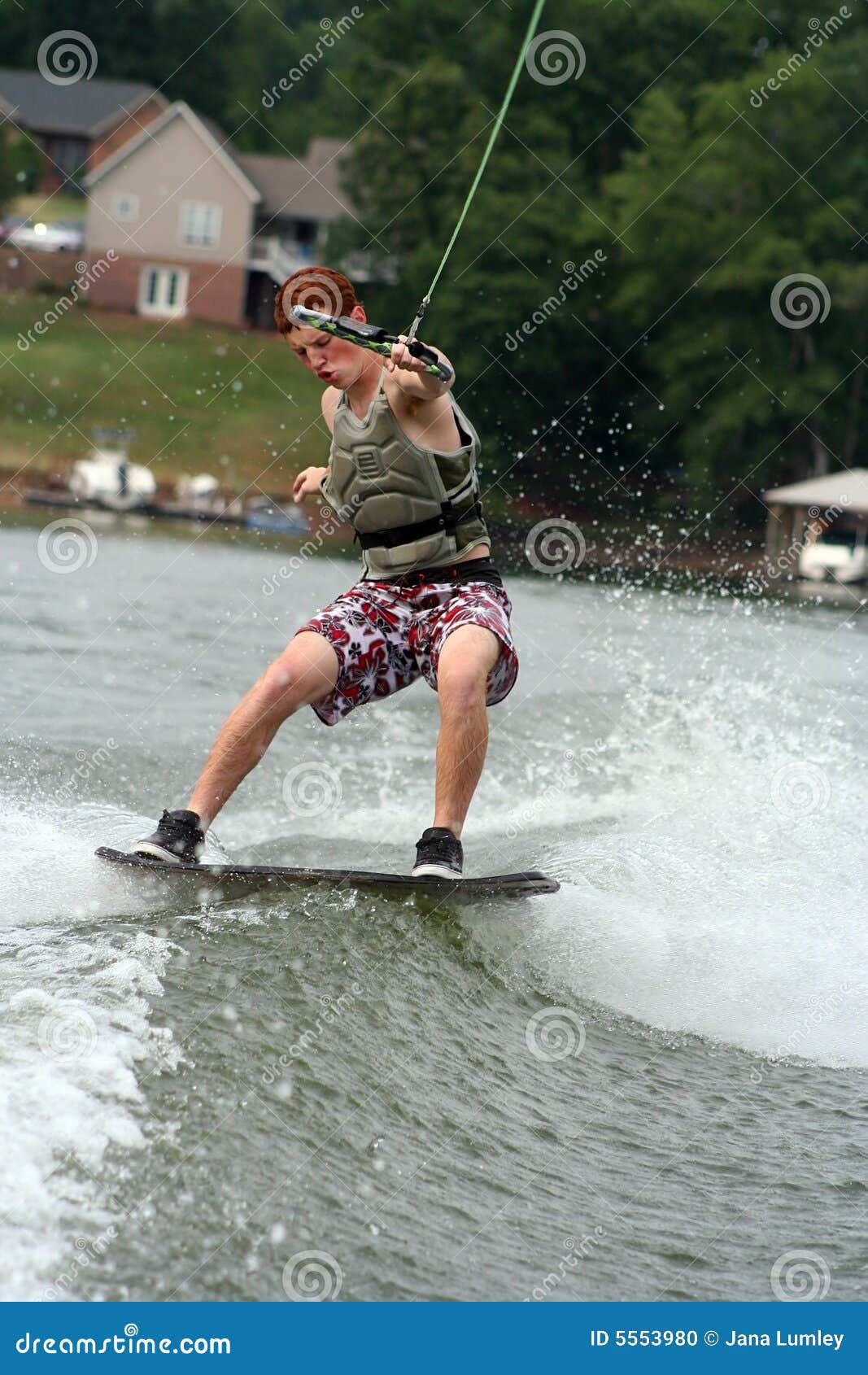 Wakeskating stock photo. Image of teenager, wake, power 5553980