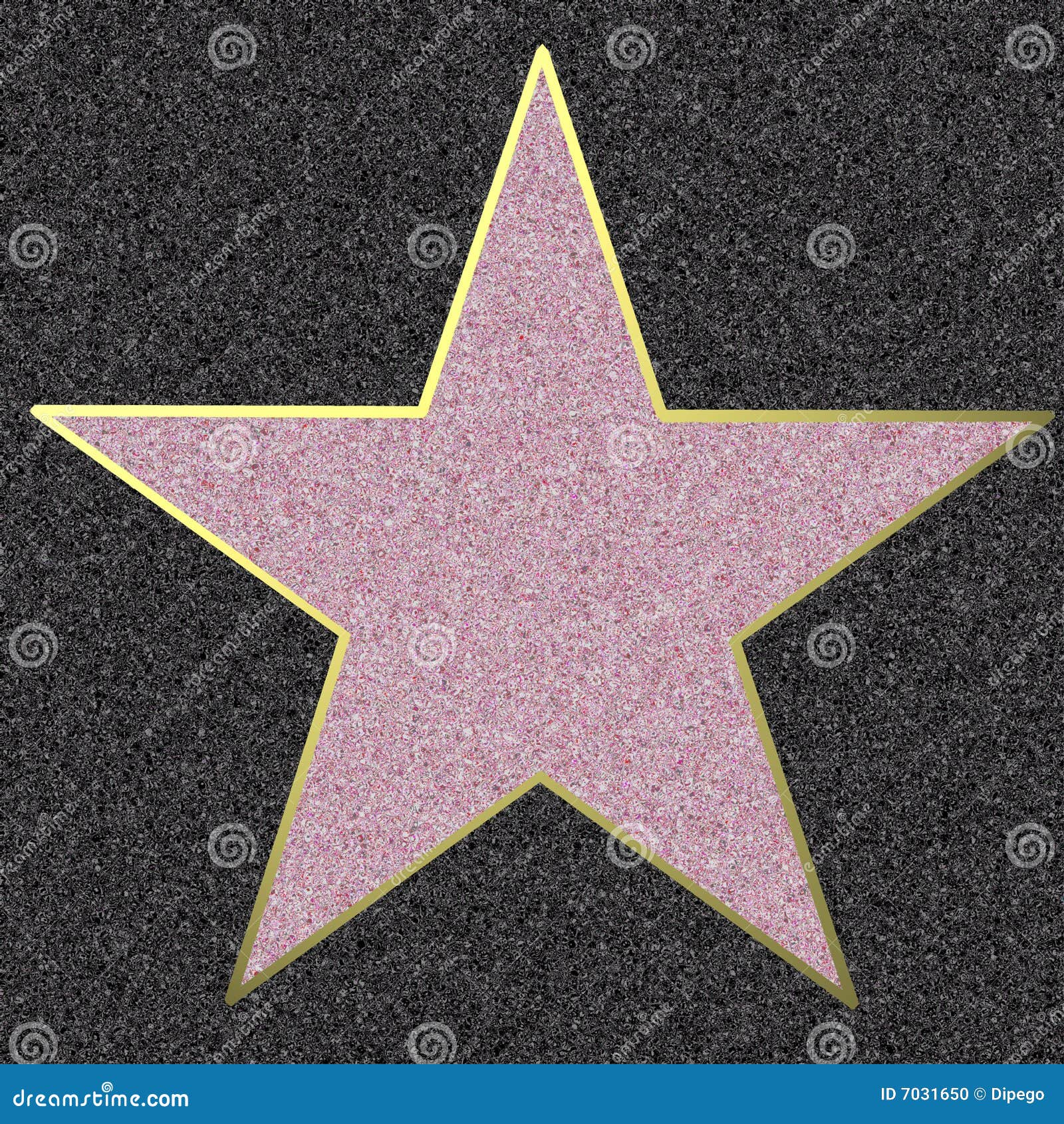 Walk Of Fame, Illustration Stock Photo - Image: 7031650