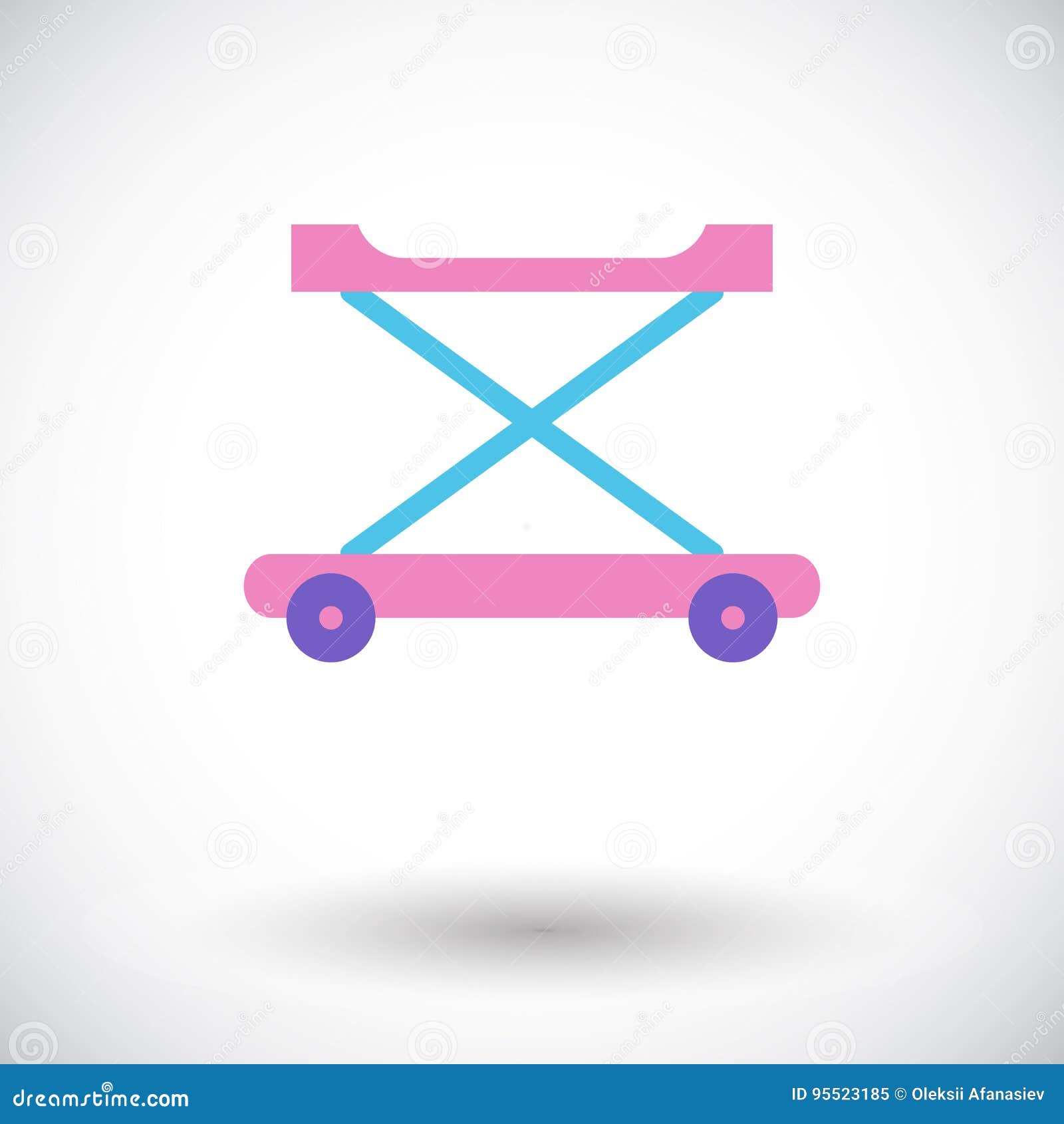Download Walker baby stock vector. Illustration of object, sign ...