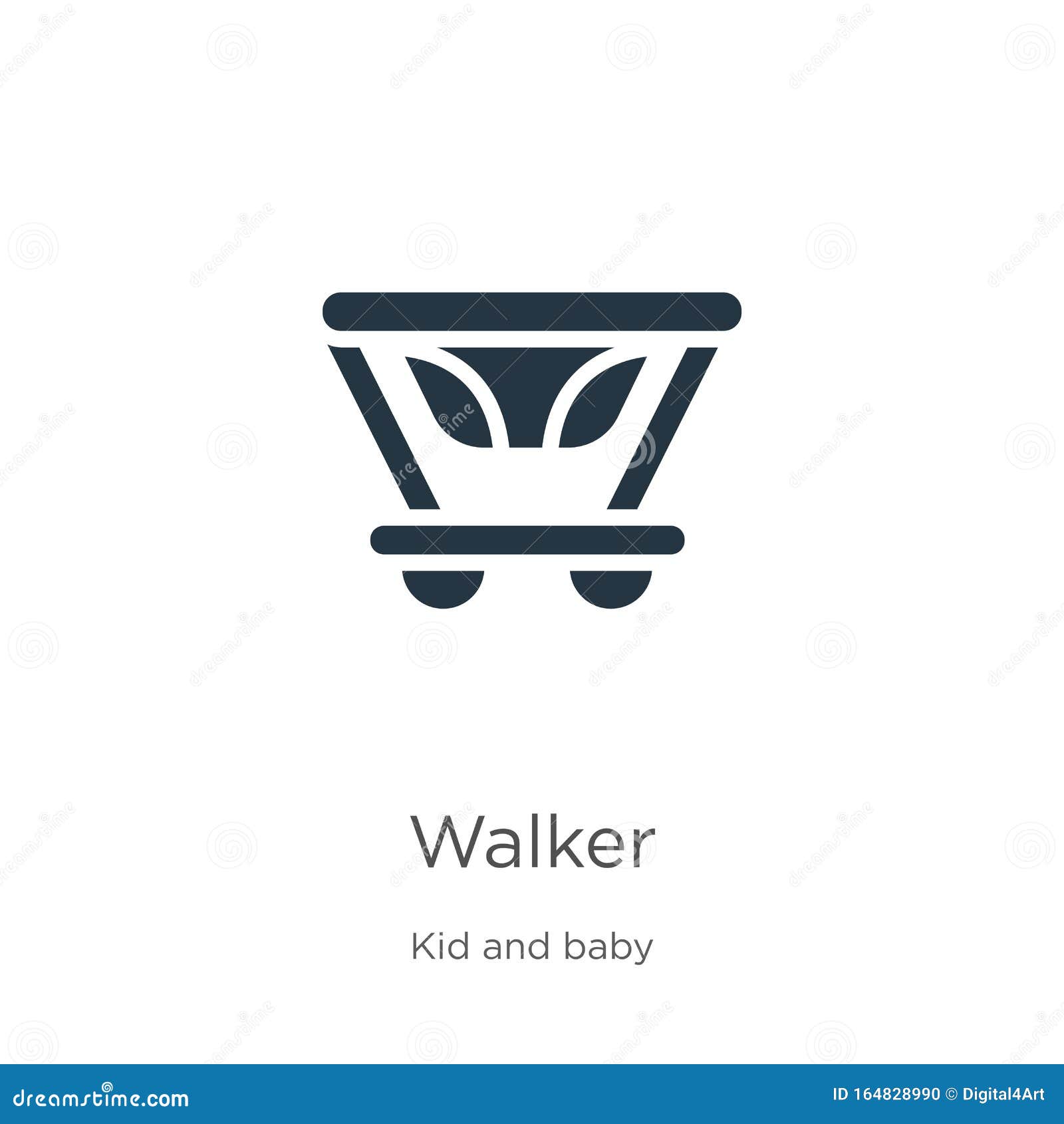 Walker Icon Vector. Trendy Flat Walker Icon From Kid And ...