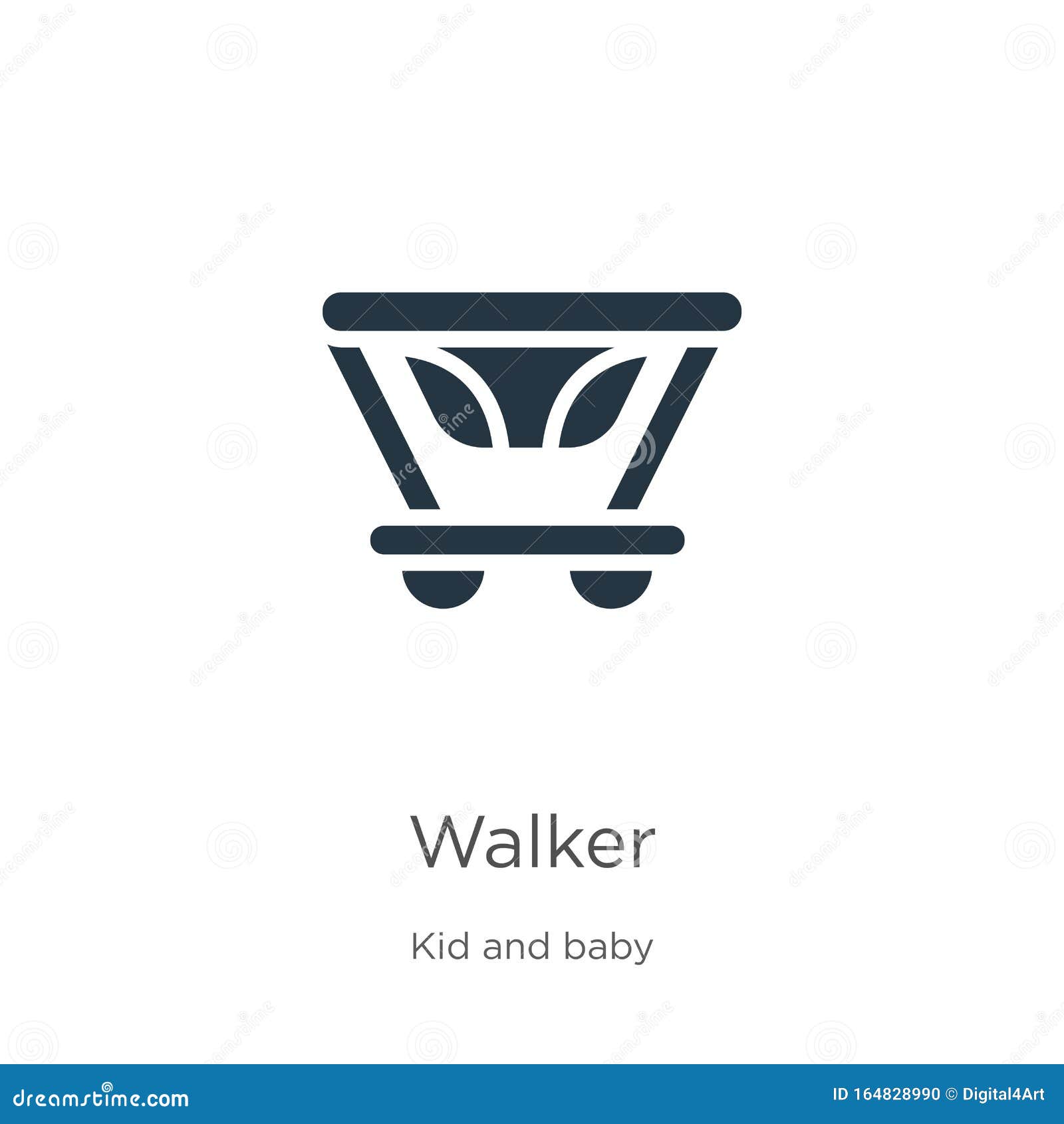 Download Walker Icon Vector. Trendy Flat Walker Icon From Kid And ...