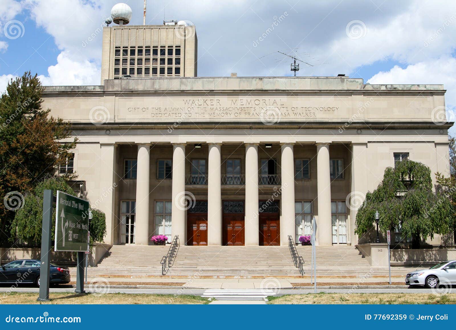 Walker Memorial editorial stock image. Image of city 77692359