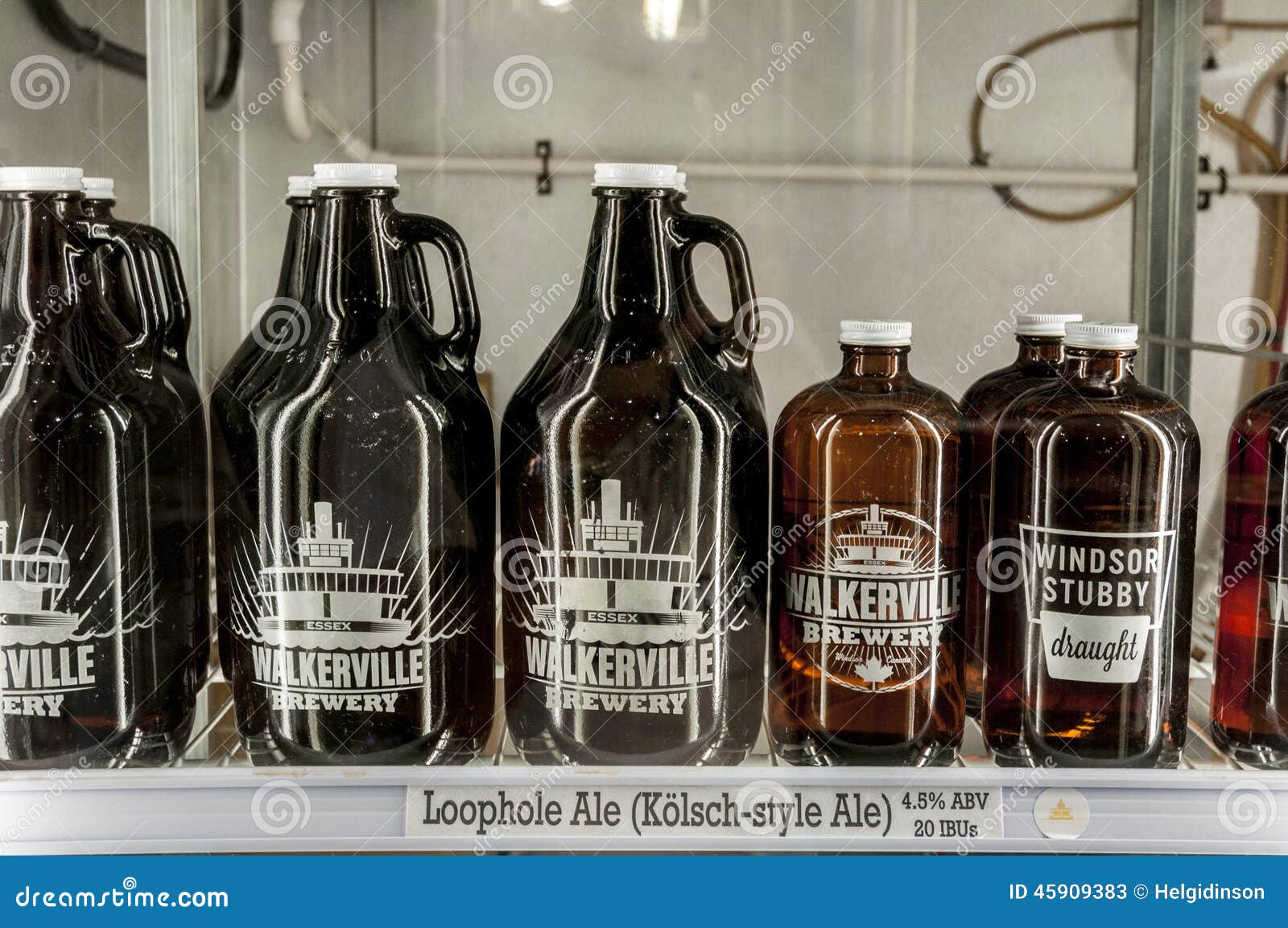 Walkerville brewery bottle editorial stock photo. Image of collection