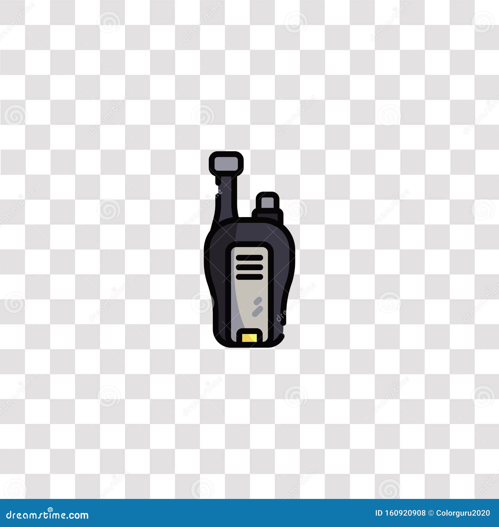 Walkie Talkie Icon Sign and Symbol. Walkie Talkie Color Icon for