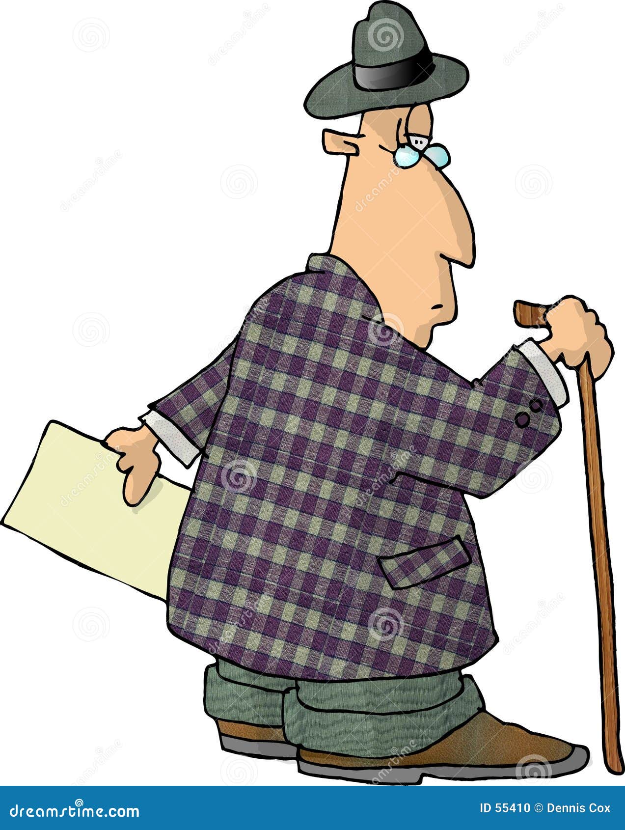 walking cane clipart