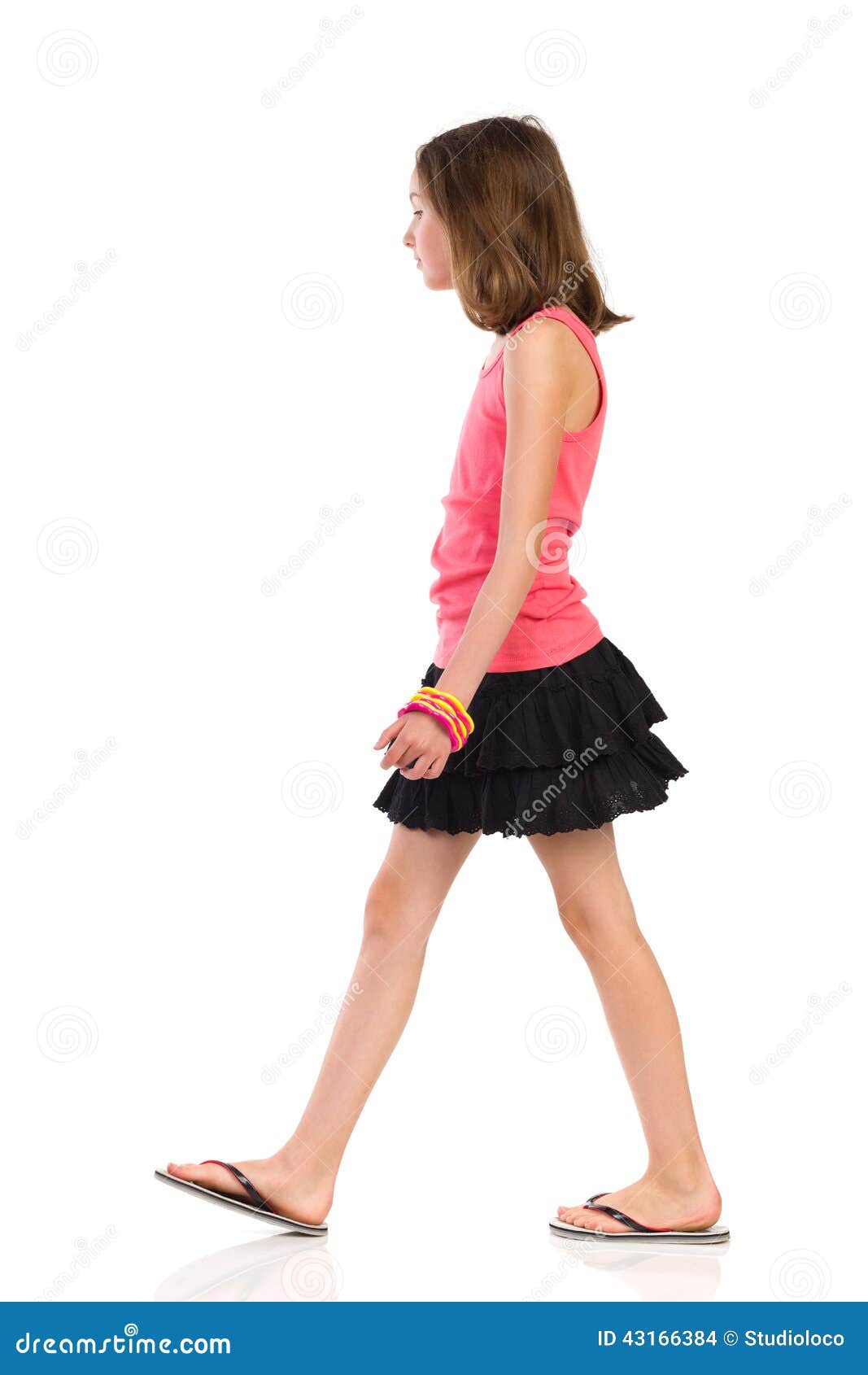 walking girl