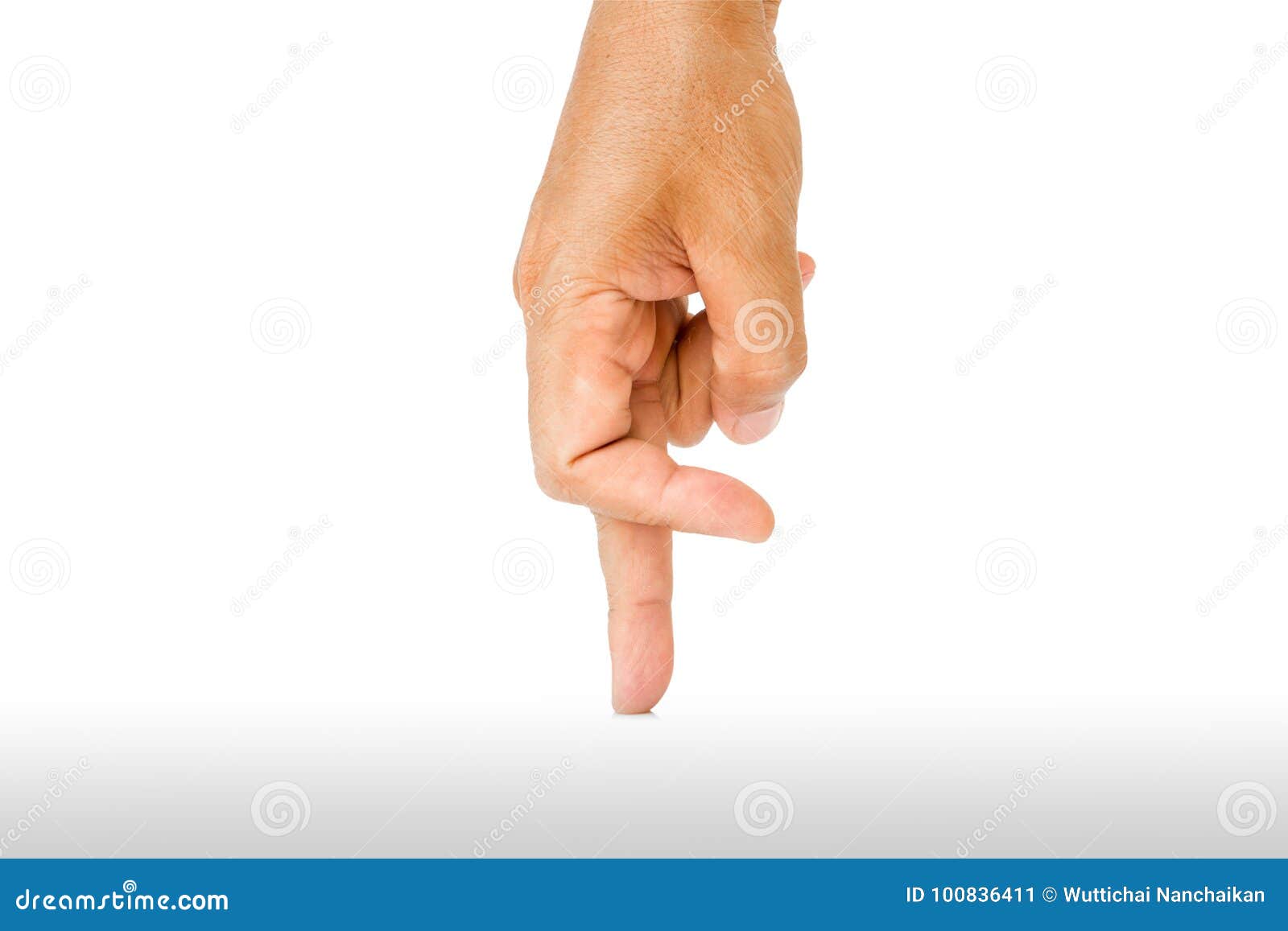 Walking finger stock image. Image of show, gesture, skin 100836411