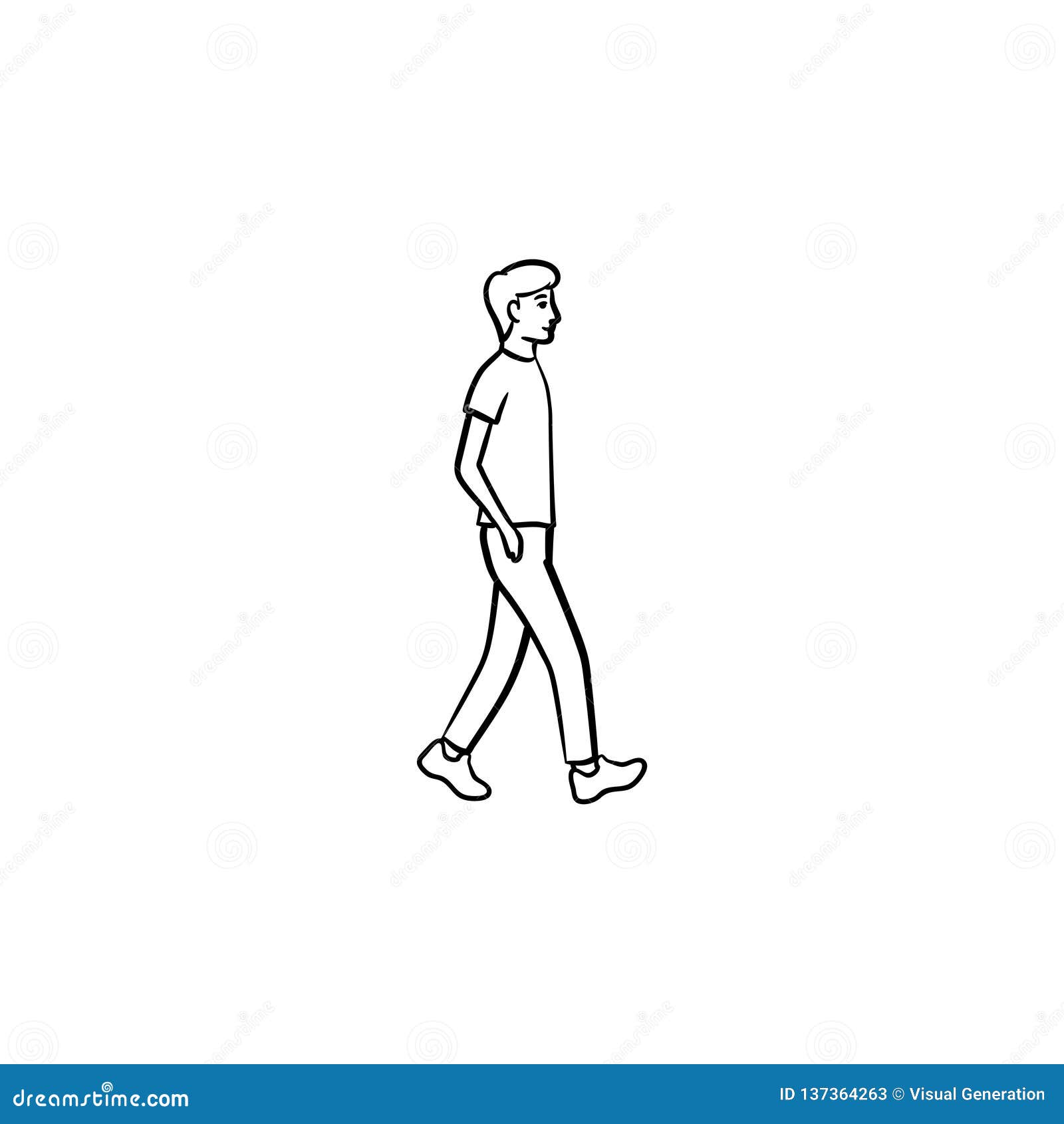 A man walking standing and lying down  Download Scientific Diagram