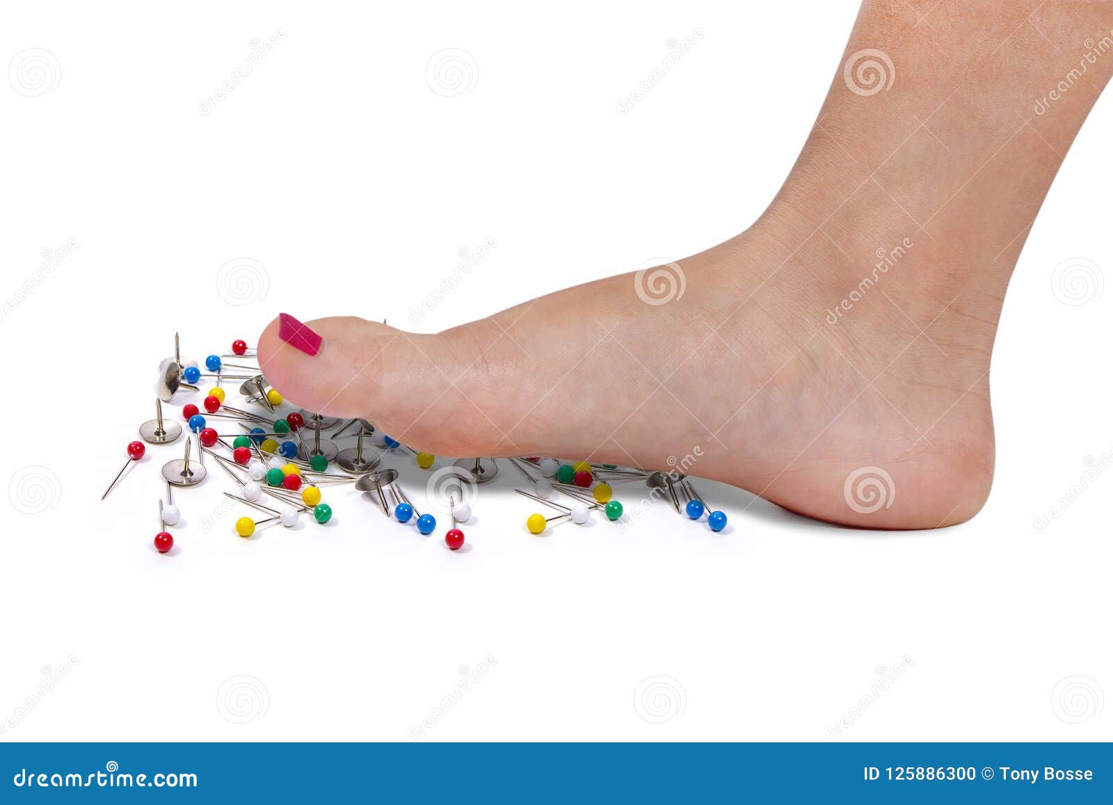 walking on pins & needles conceptual