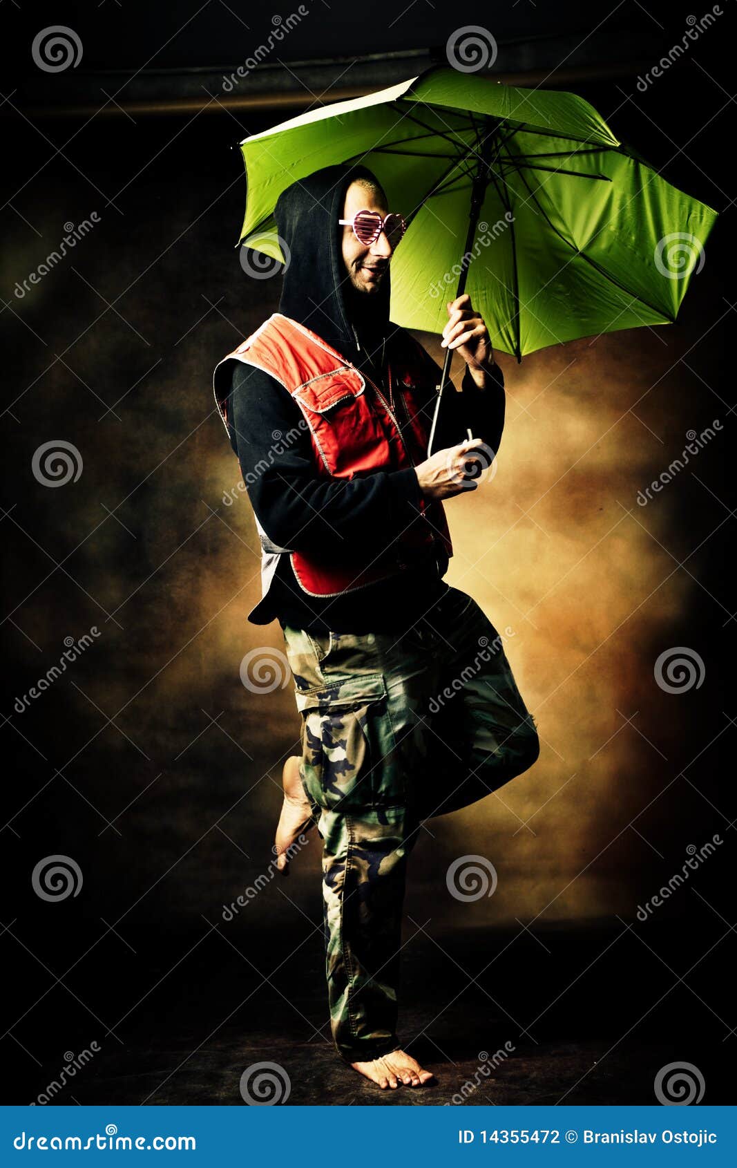 Walking In The Rain Stock Photo Image Of Shot Funny 14355472