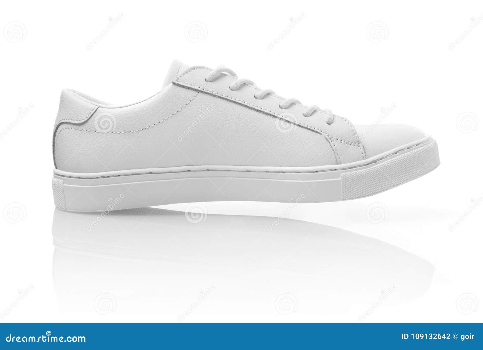 Walking sneaker stock photo. Image of shoelace, motion - 109132642