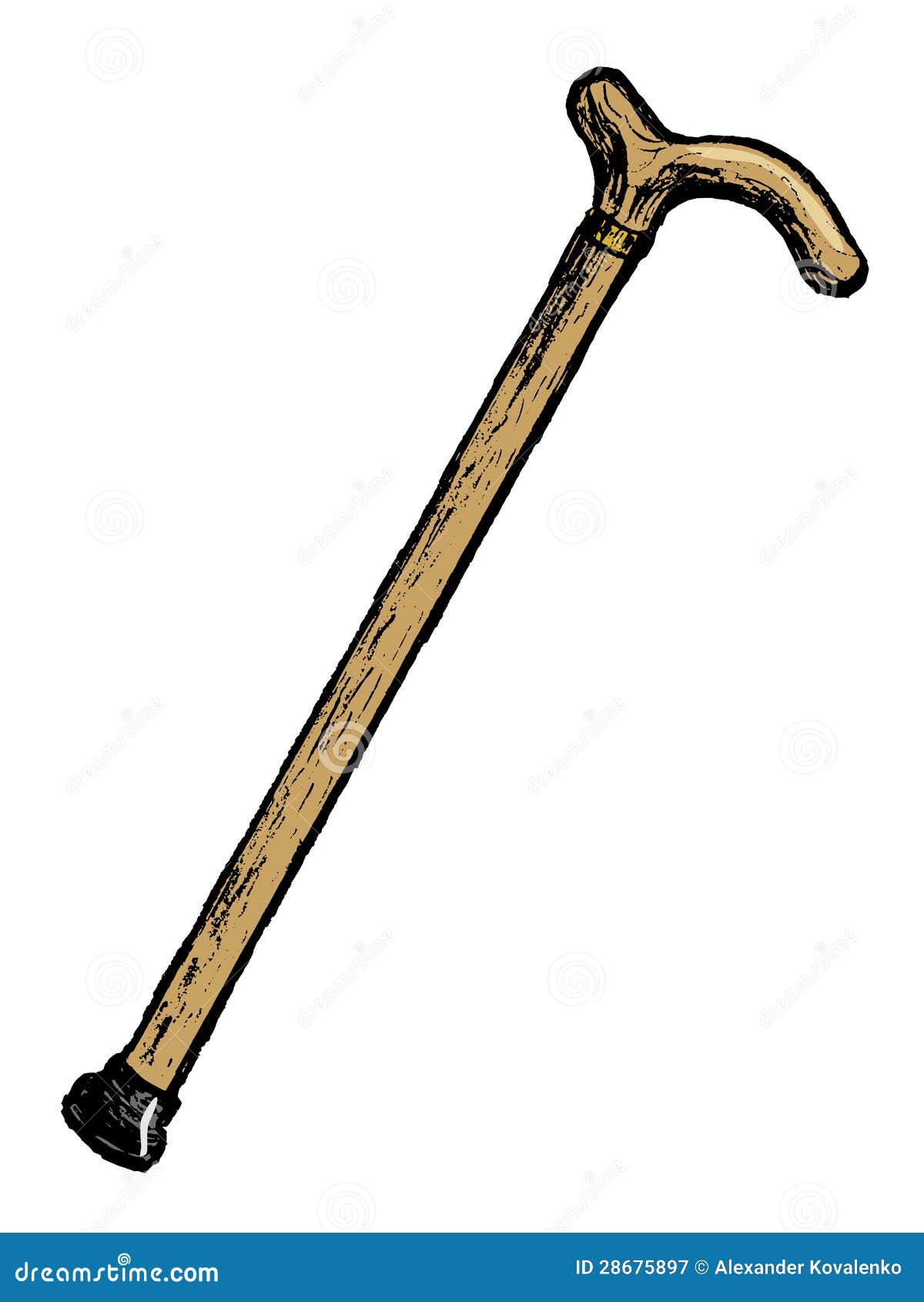 walking cane clipart