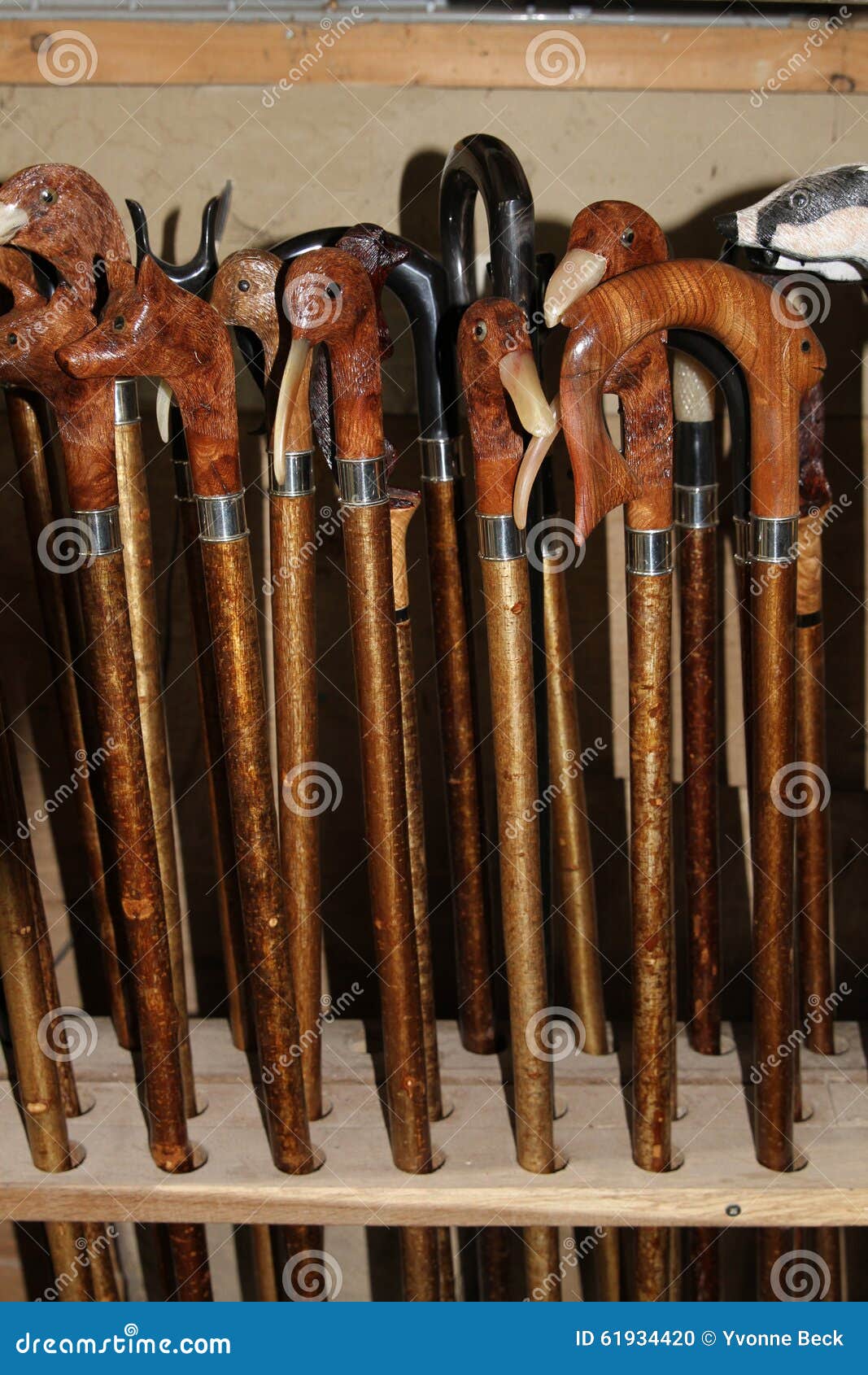 Walking Sticks Handcrafted by an Old Gamekeeper Stock Photo Image of yorkshire, hiking 61934420