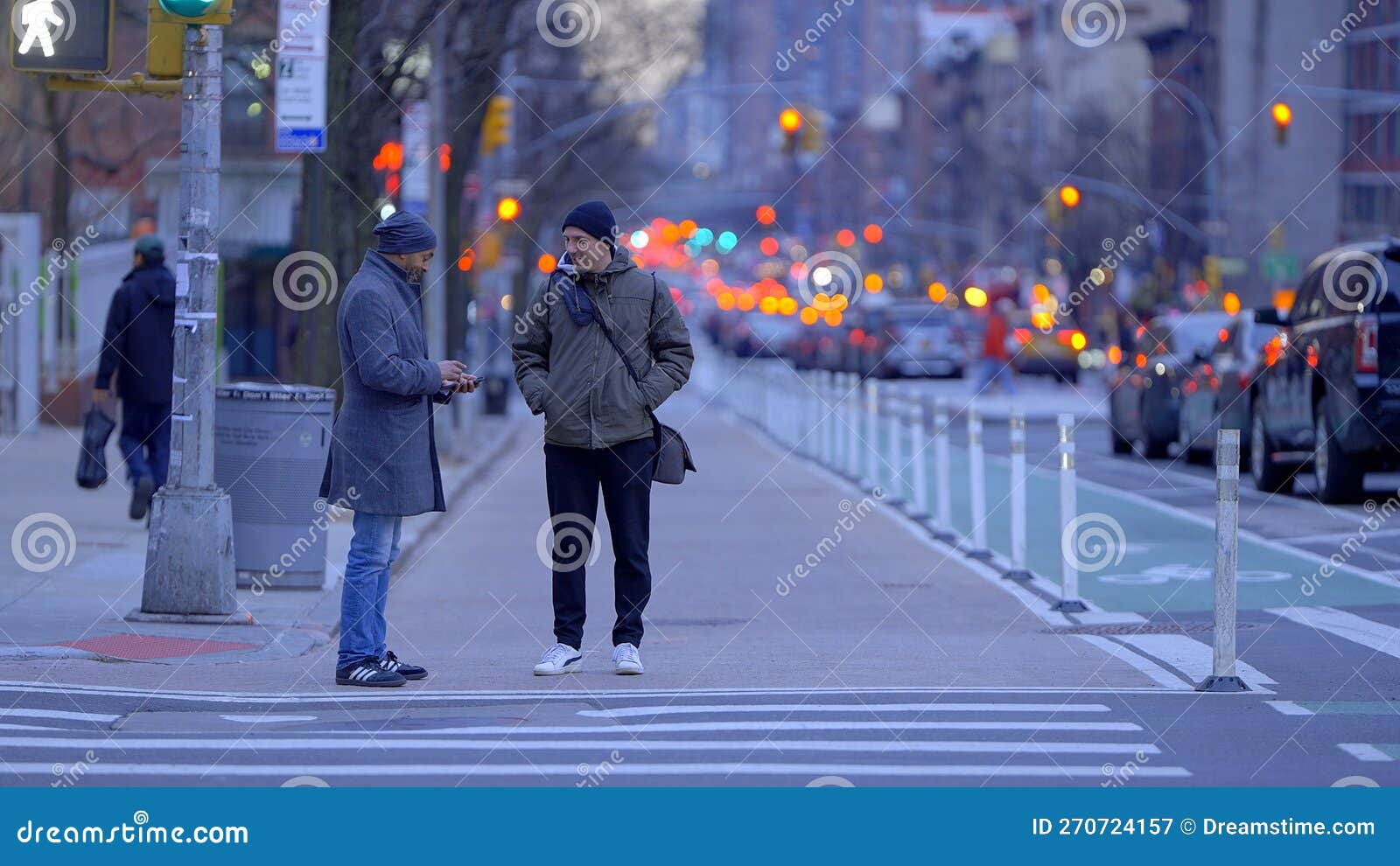 Walking Through The Streets Of New York New York City Usa February 14 2023 Editorial