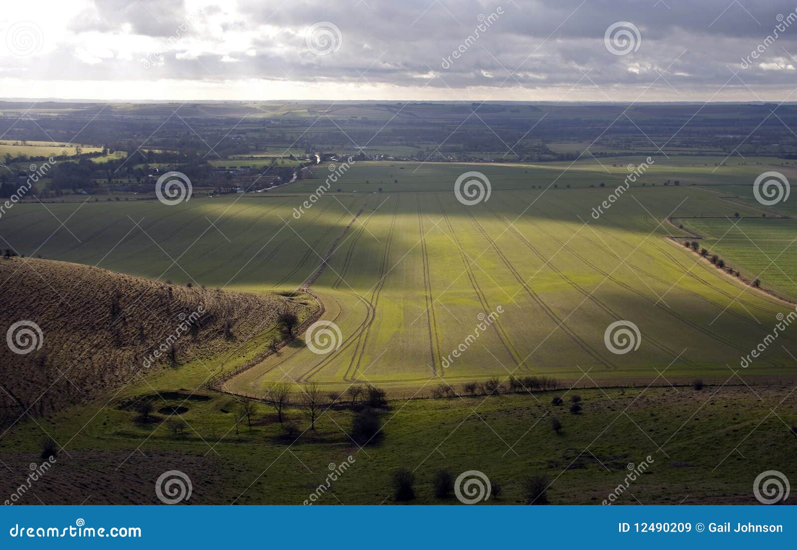 Walking the Wiltshire Downs Stock Image Image of view, england 12490209