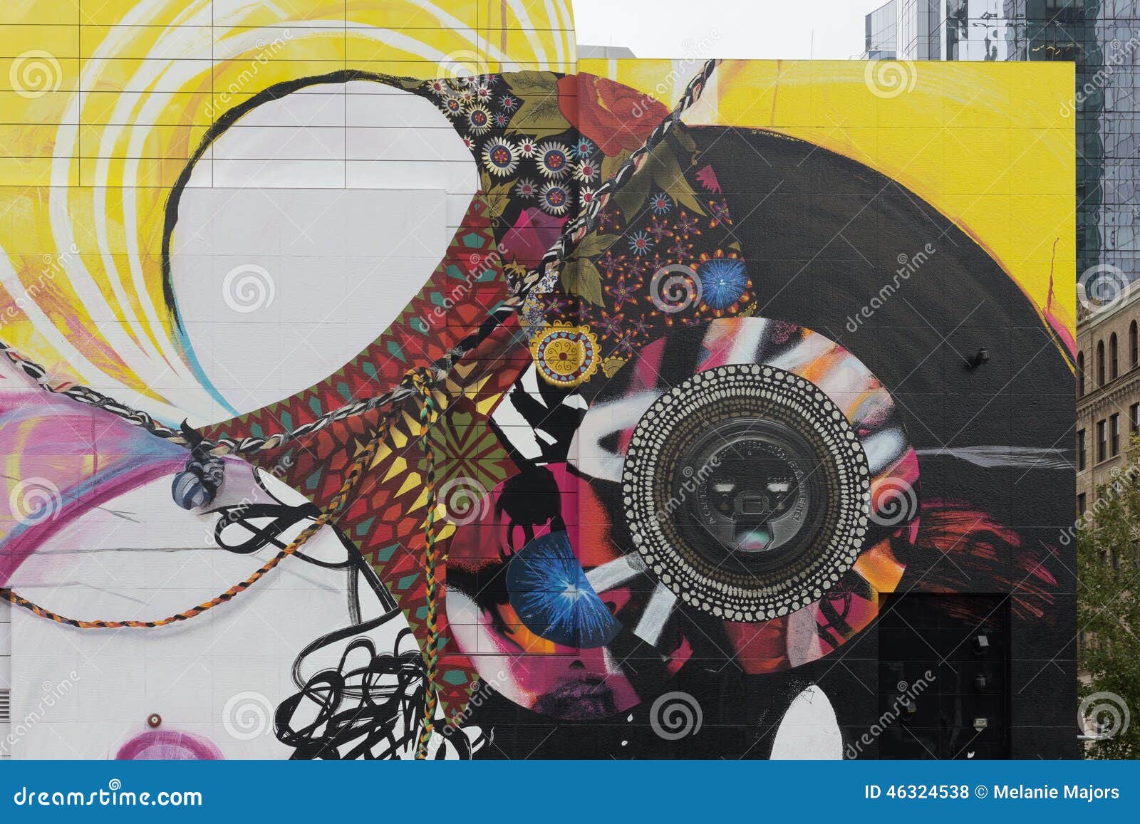 Wall Art, Boston Massachusetts, September, 2014 Editorial Stock Photo