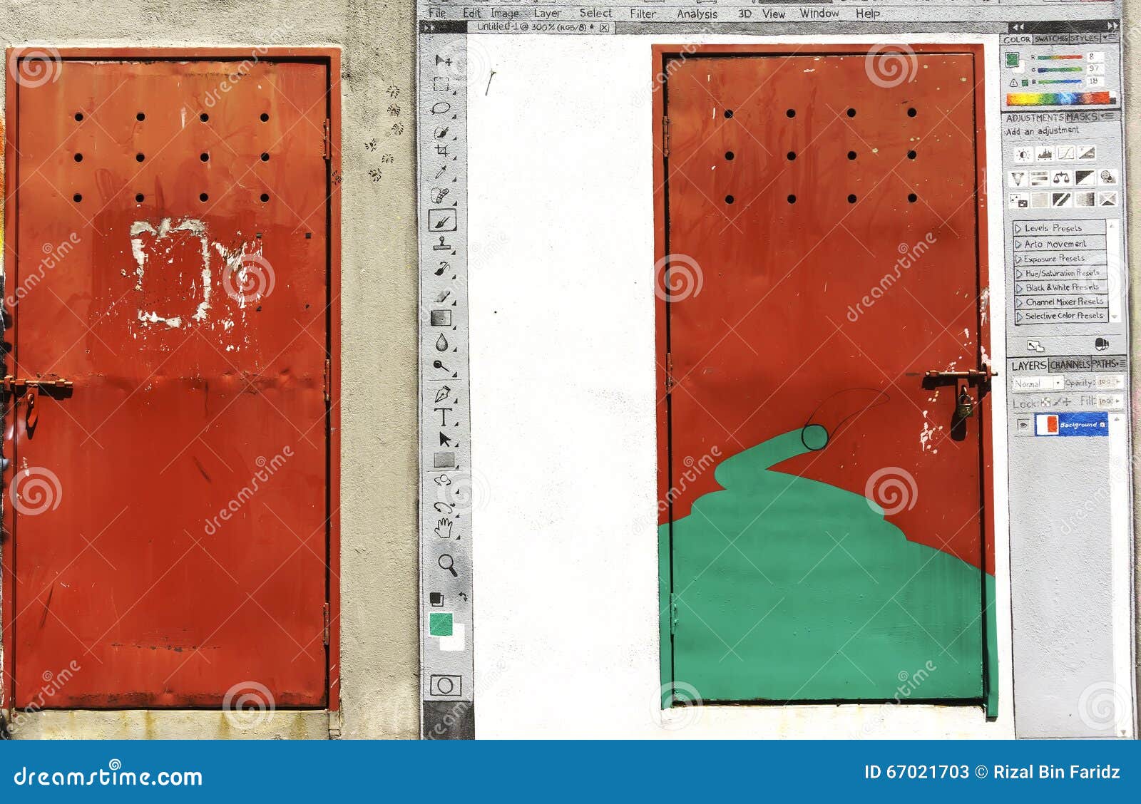 Wall Art painting editorial stock photo. Image of mural - 67021703