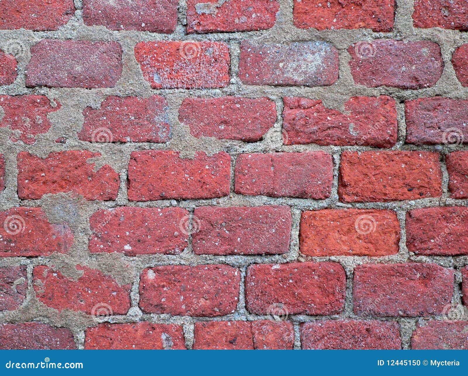 Wall of brick stock photo. Image of obstacle, brickwork 12445150