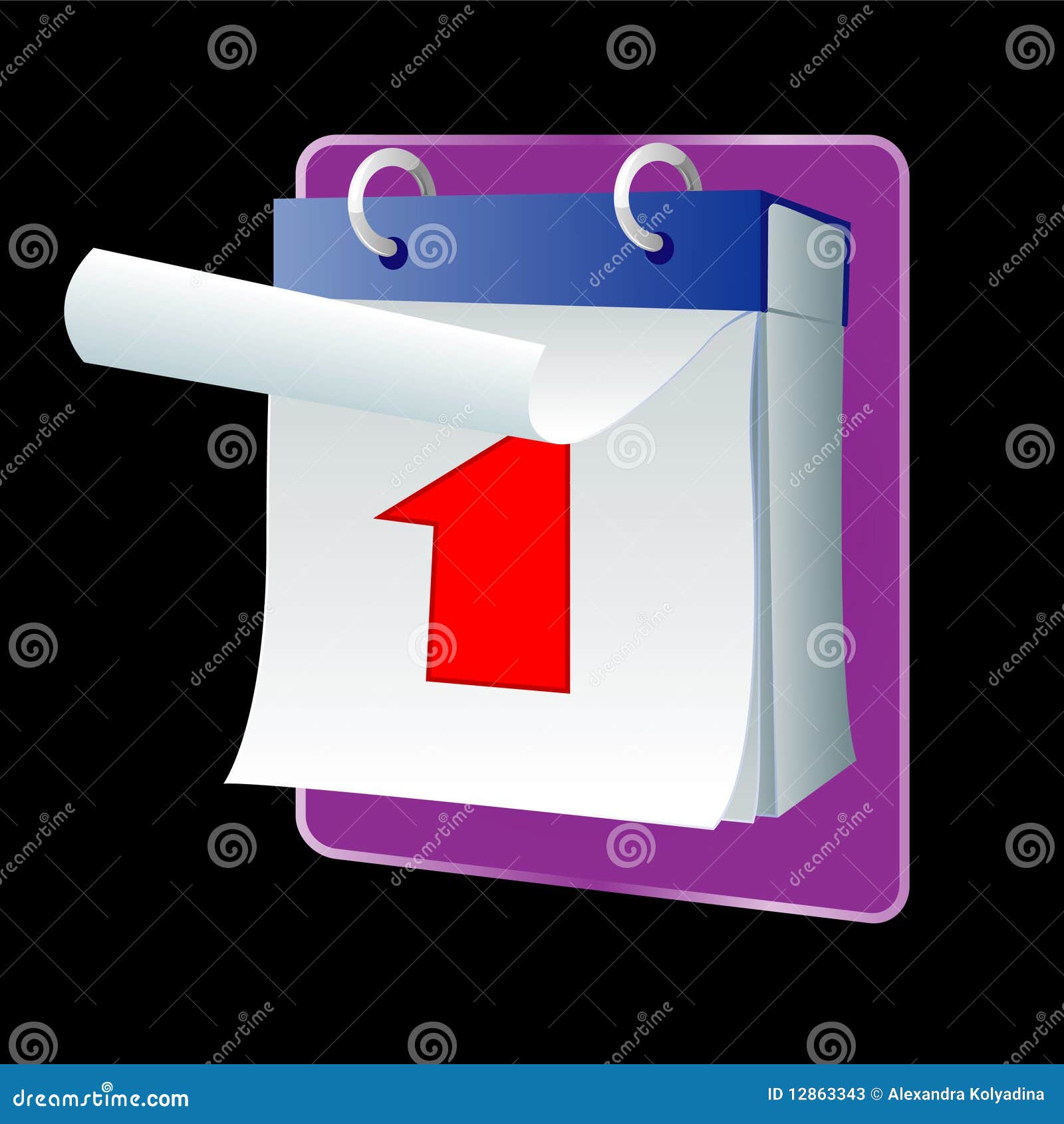 Wall calendar stock vector. Illustration of document 12863343