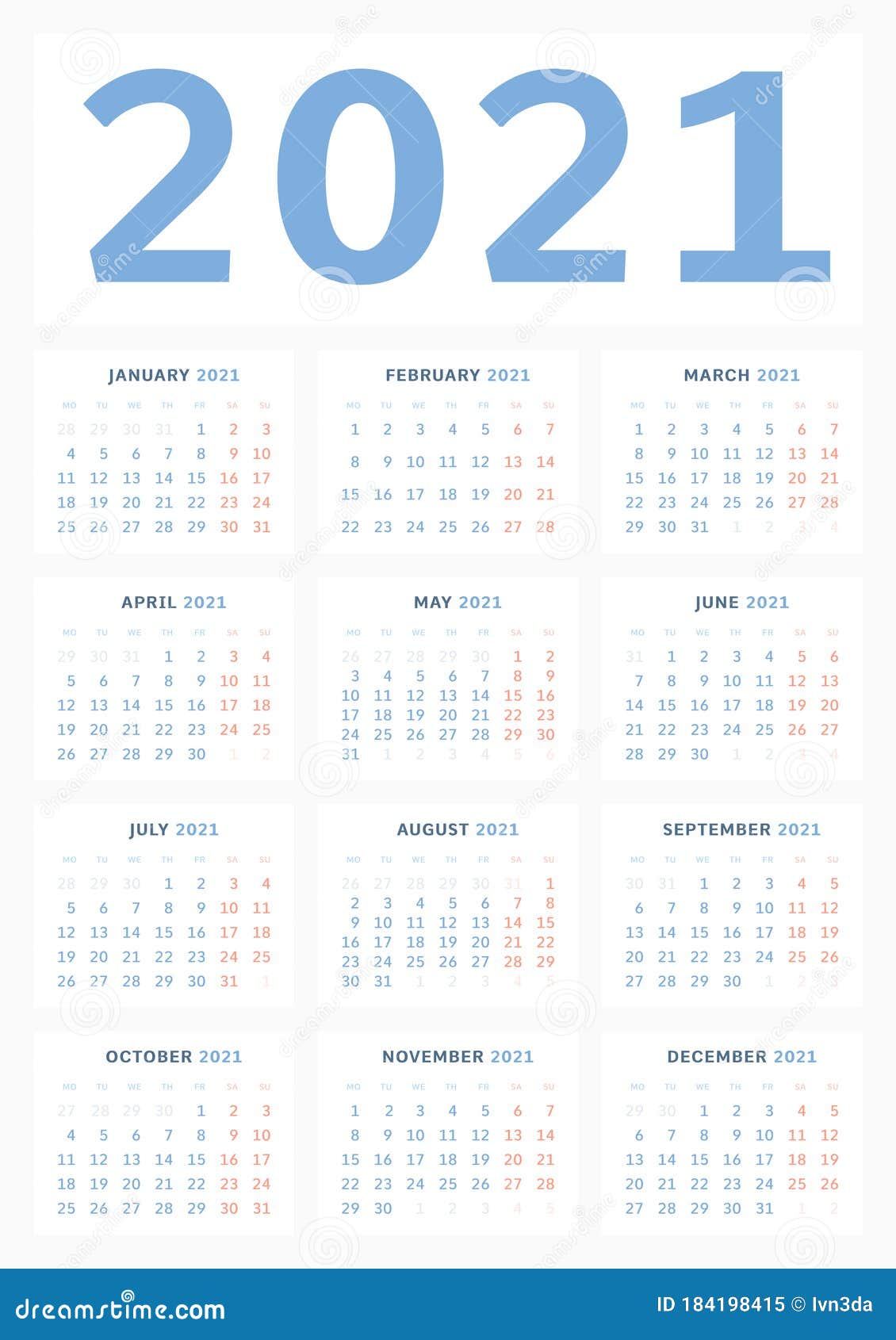 Calendar 2024 Template, Monthly Calendar Template for 2024 Year. Wall  Calendar 2024, Calendar in a Minimalist Style Stock Vector - Illustration  of june, clean: 238122995