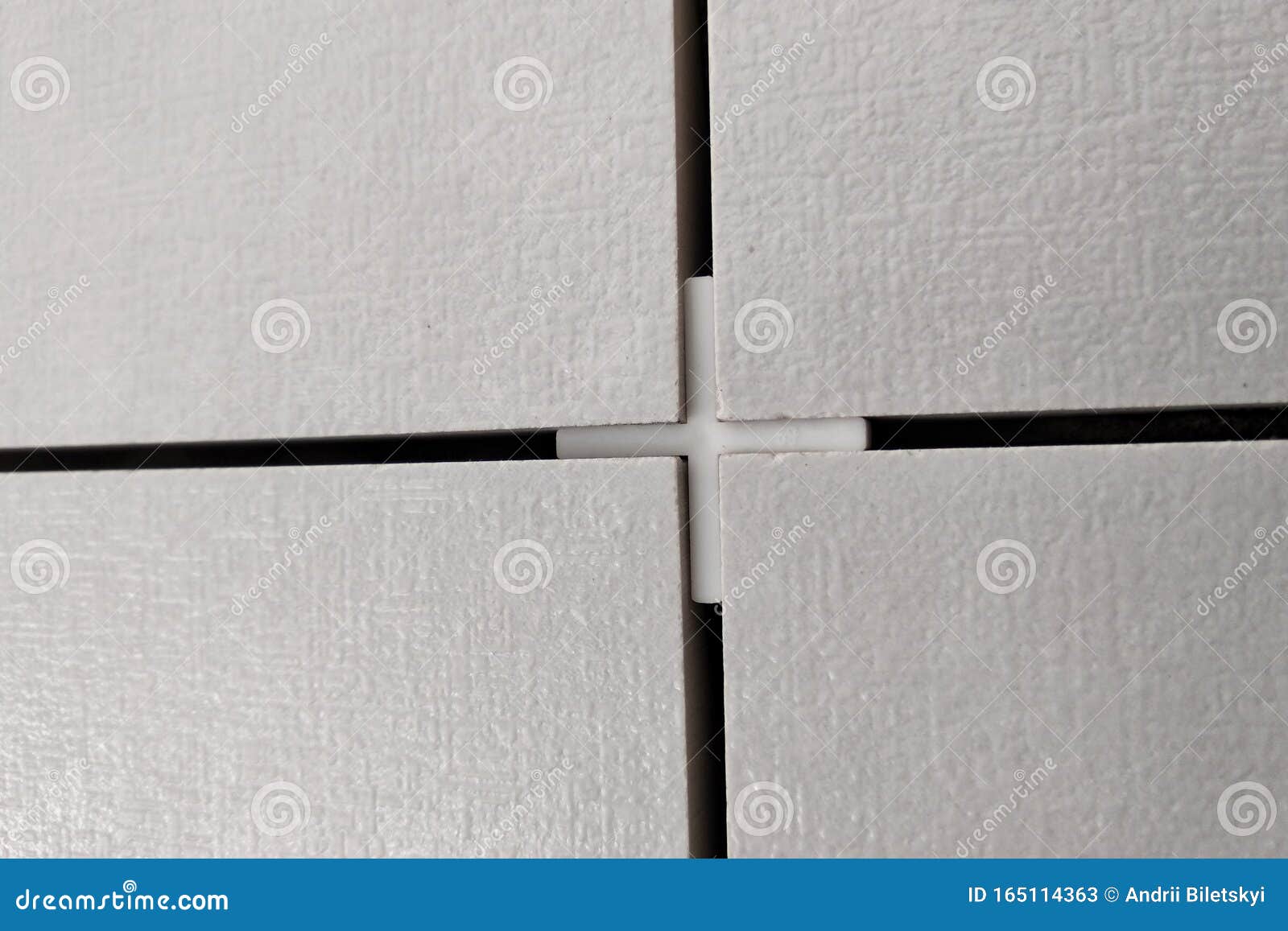 Wall Ceramic Tiles Installation on Mortar Glue Stock Image Image of cement, manual 165114363