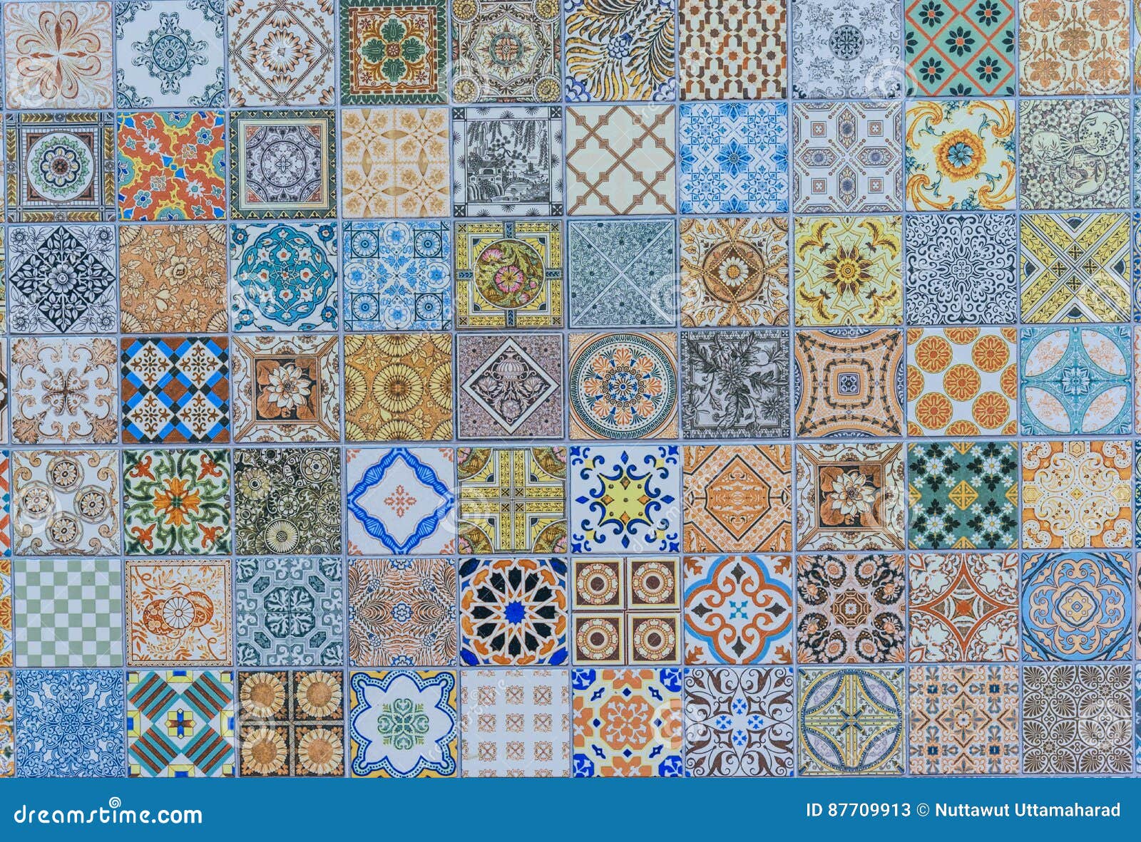 Wall Ceramic Tiles Patterns Mega Set from Thailand Stock Image Image
