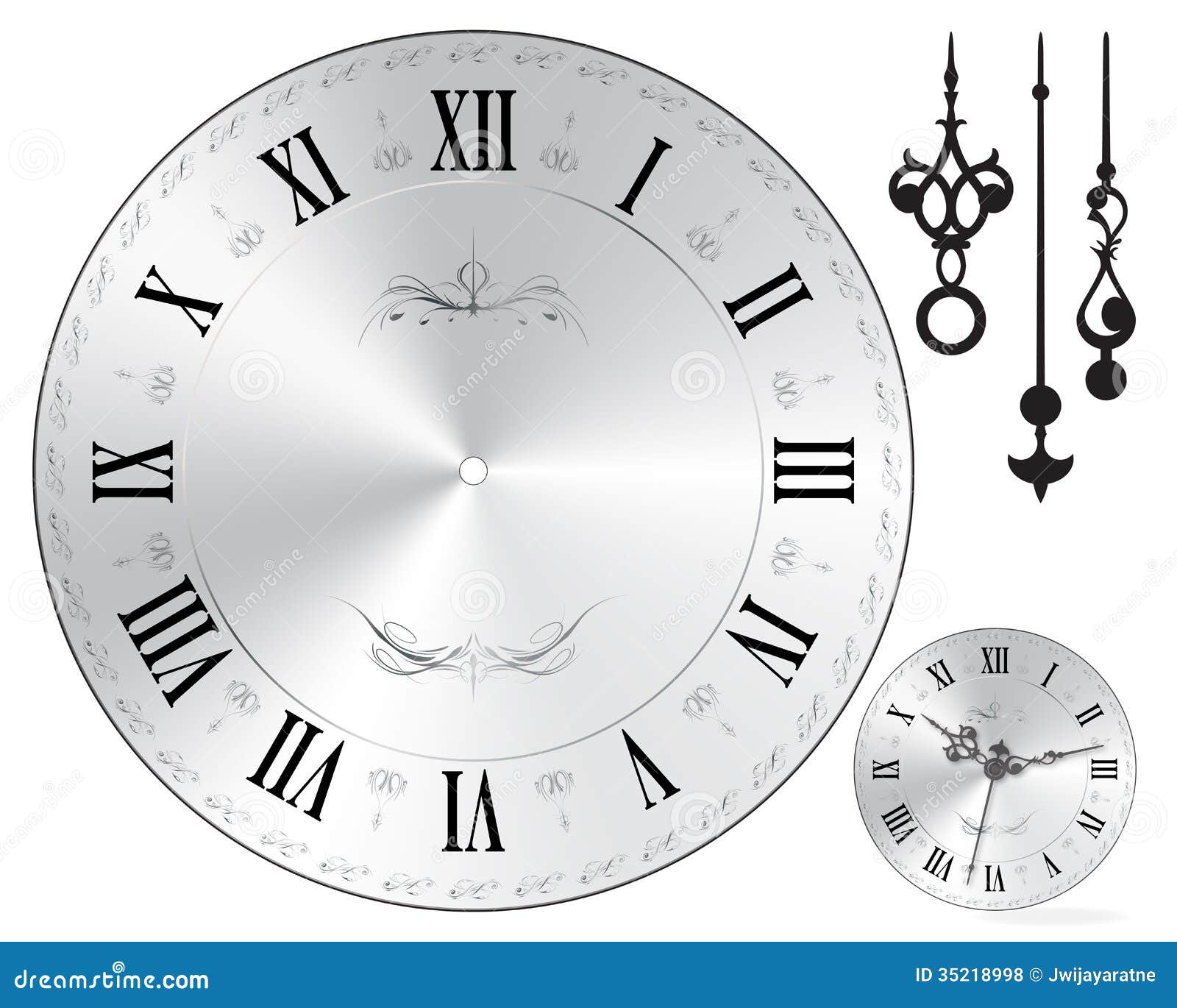 wall clock face