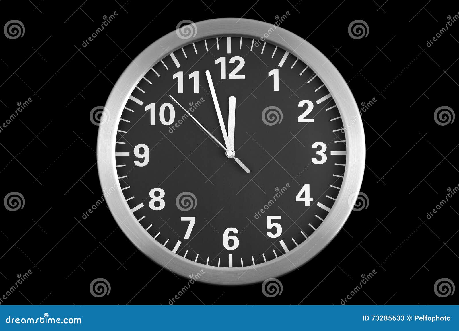 Wall clock. stock image. Image of clockwork, dozen, communication