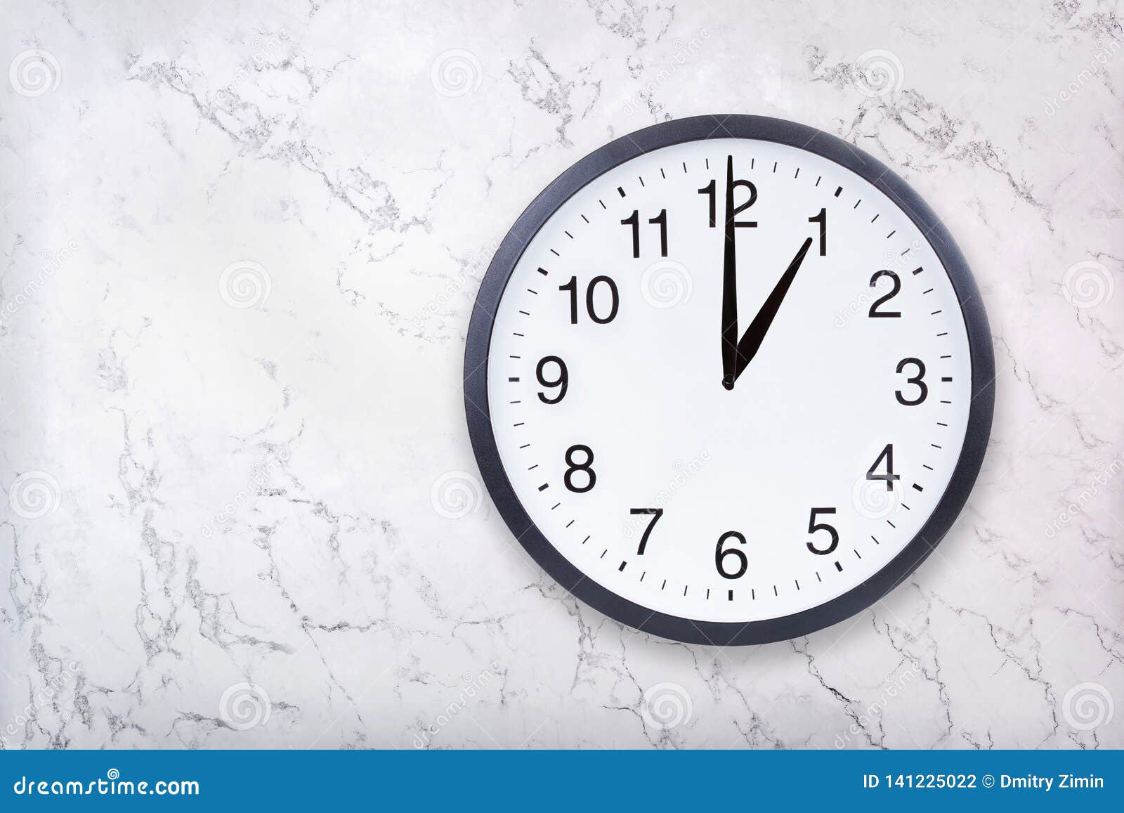 Wall Clock Show One O Clock On White Marble Texture Office Clock Show 1pm Or 1am Stock Photo Image Of Gray Copyspace Wall Clock Show One O Clock On White Marble Texture Office Clock Show 1pm Or 1am Stock Photo Image Of Gray Copyspace
