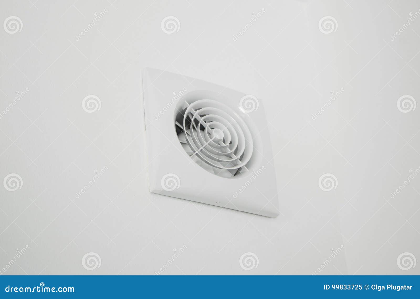 Wall Electric Extractor Fan in the Kitchen Stock Image Image of