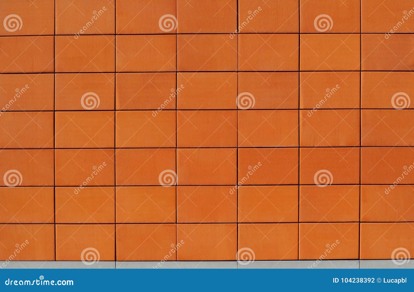 Wall of Glazed Terracotta Blocks Stock Photo Image of pattern