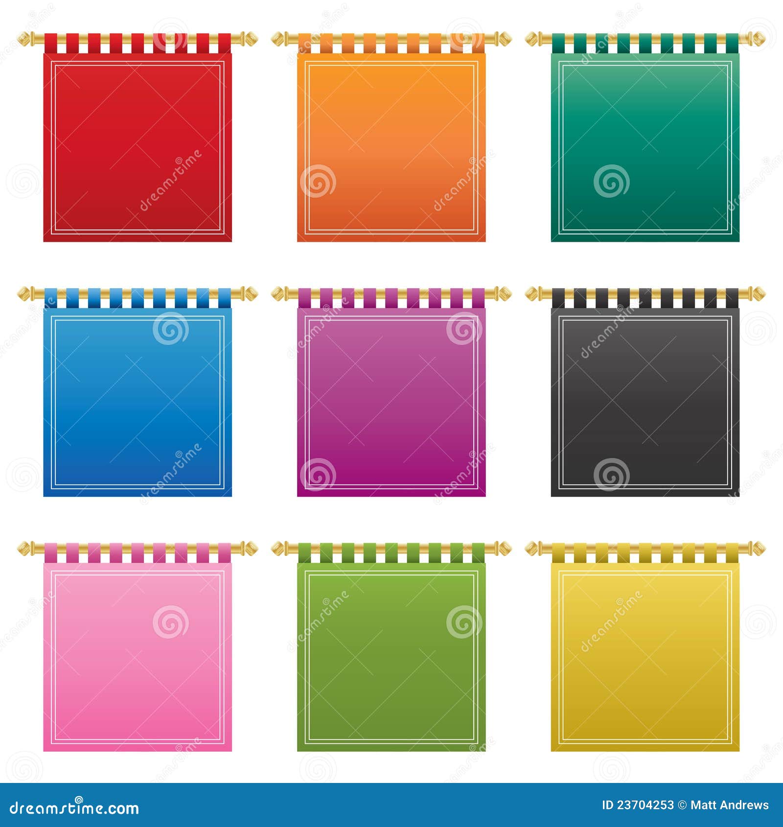 Wall Hangings Cartoon Vector 23704253