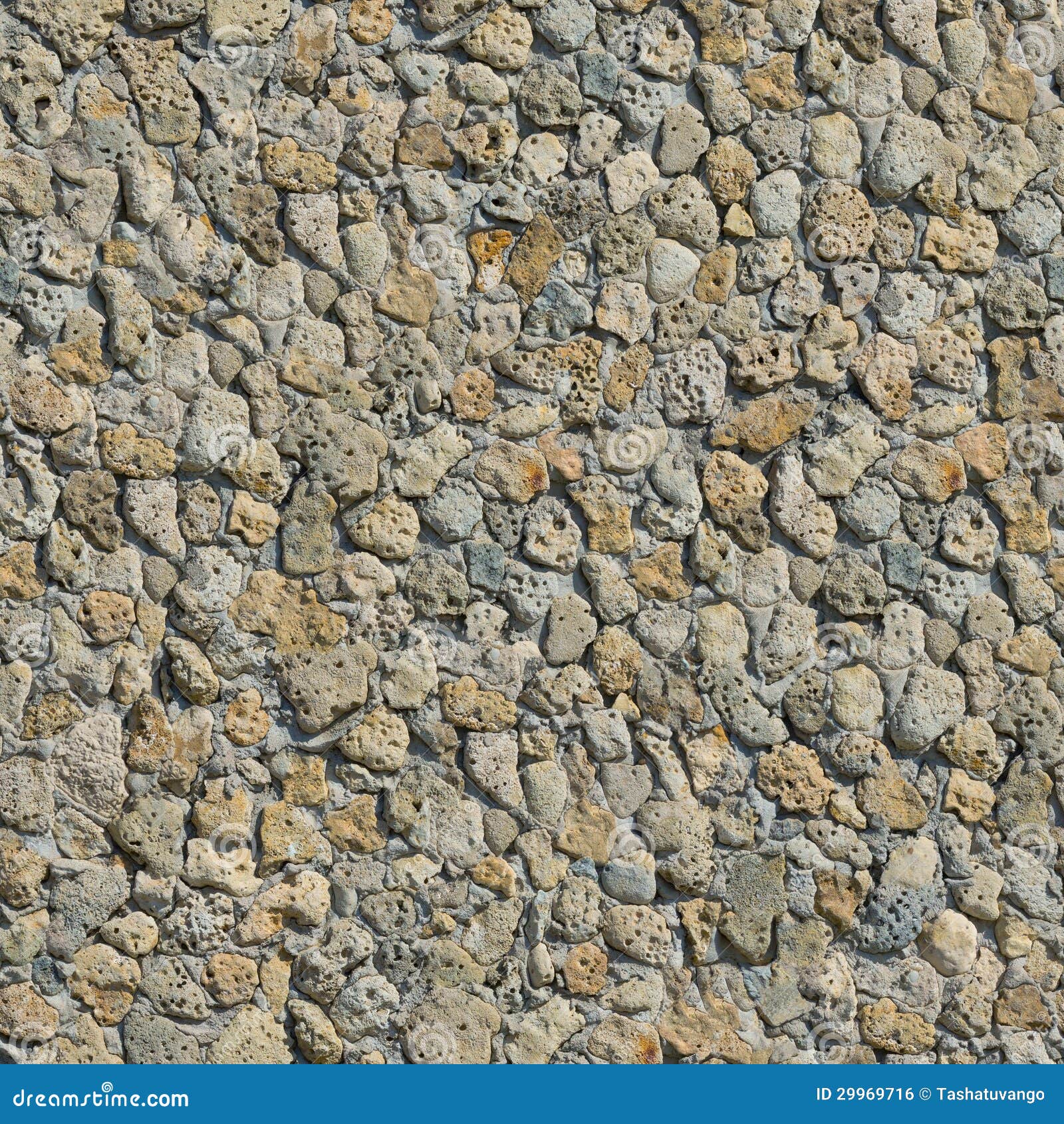 Stacked Stones Wall Tileable Seamless Texture Stock Photo