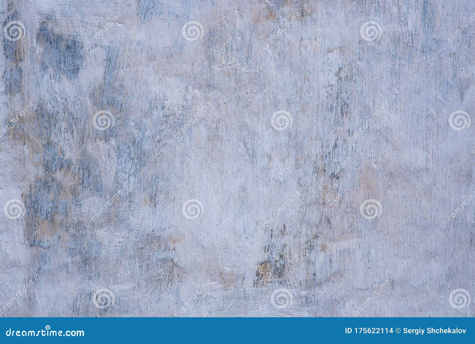 Wall with a Layer of Whitewash, Background, Texture. Stock Photo