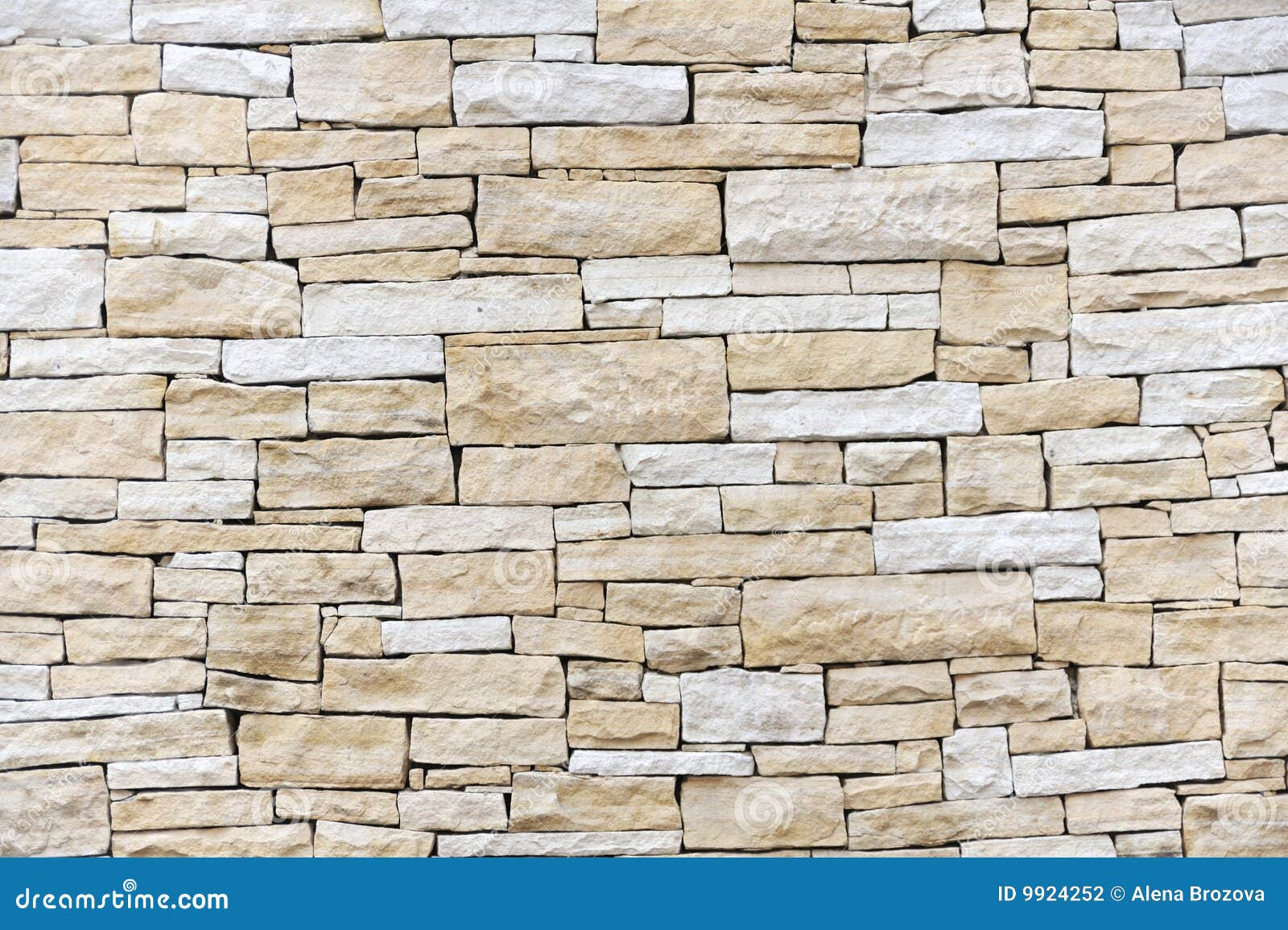 wall made from sandstone bricks
