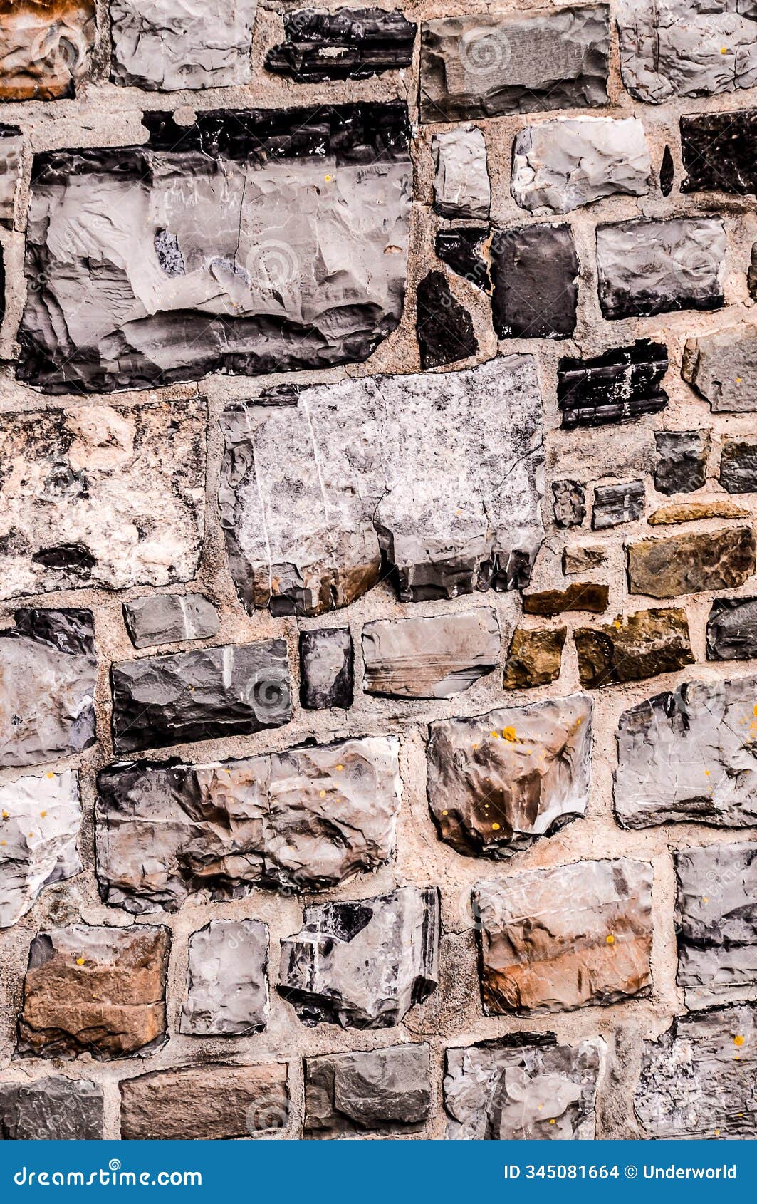 a wall made of stone with a rough texture