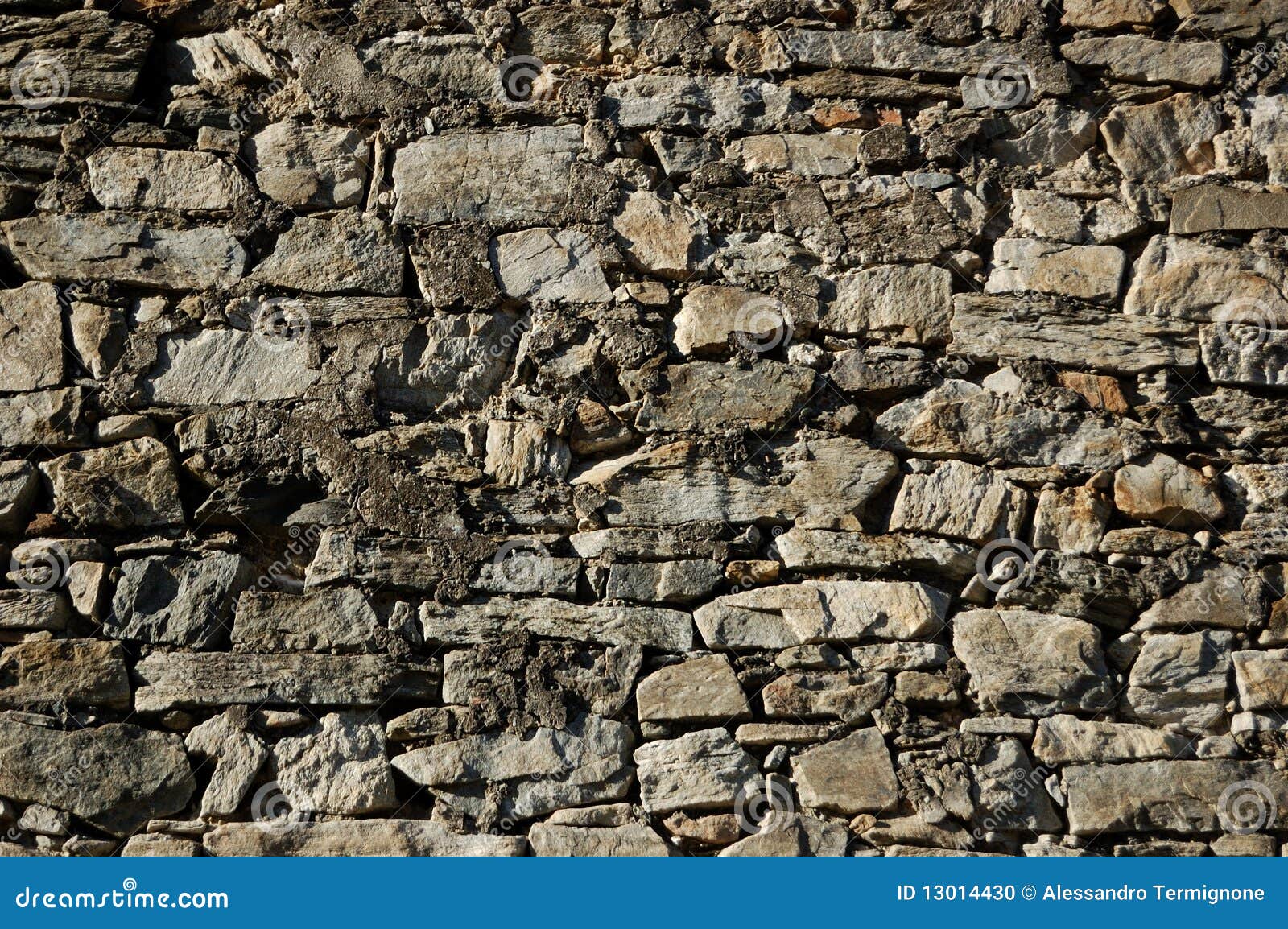 Wall made of stones stock photo. Image of brick, design 13014430