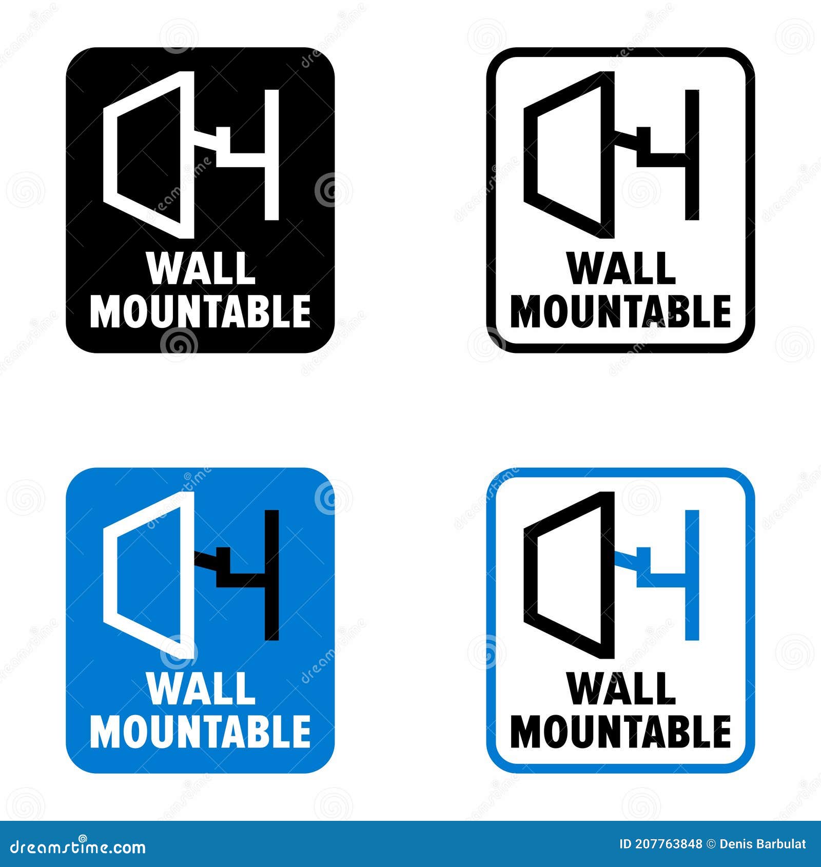 wall mountable monitor, display, screen device information sign