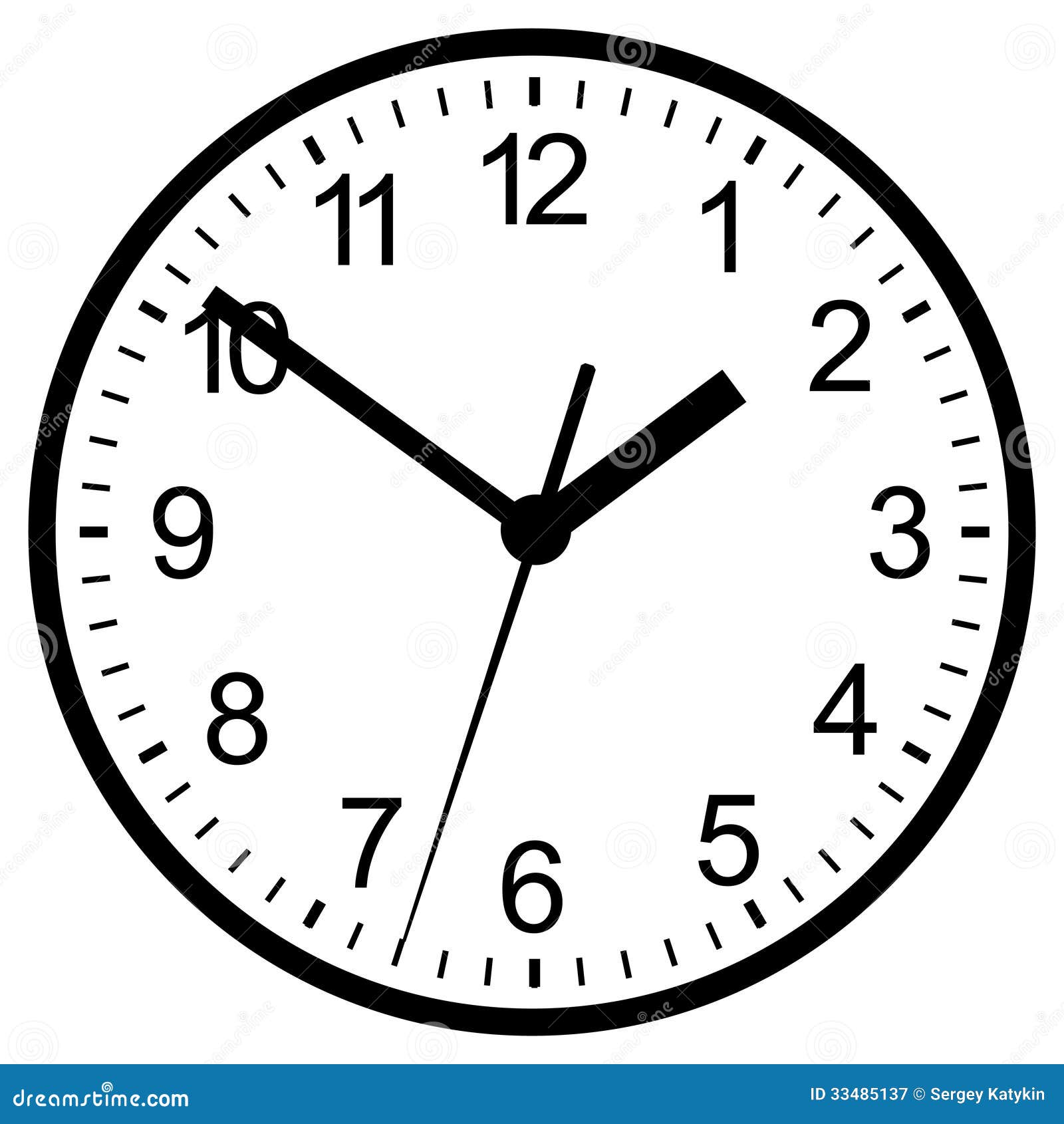 wall clock clipart black and white - photo #19