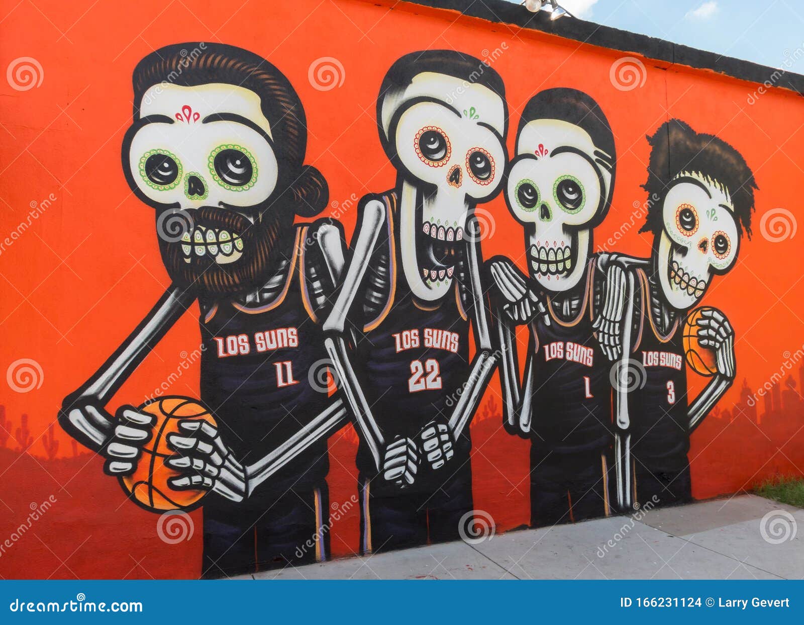 Wall mural, Phoenix Suns editorial stock image. Image of foot 166231124